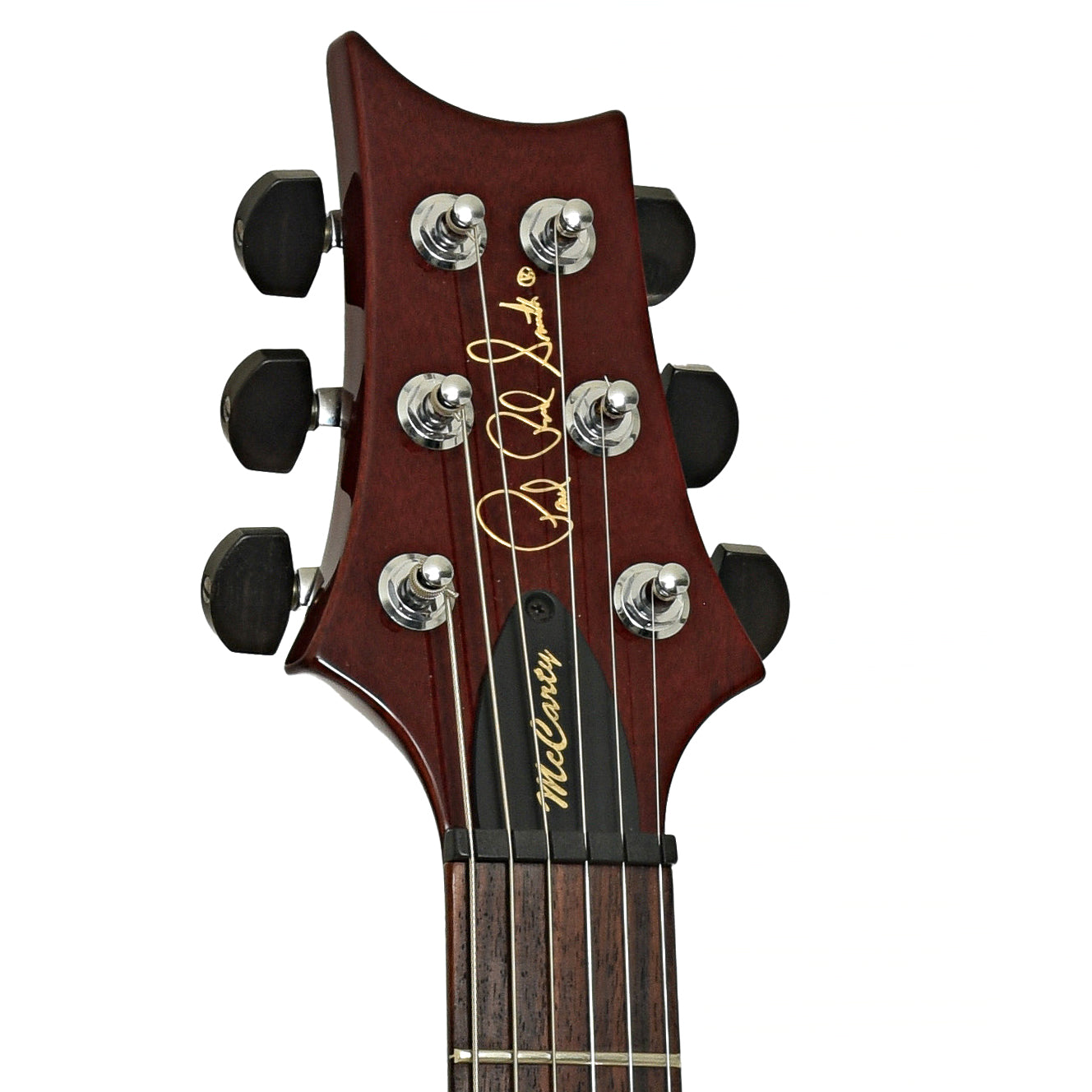 Headstock of PRS McCarty Hollowbody II Electric Guitar