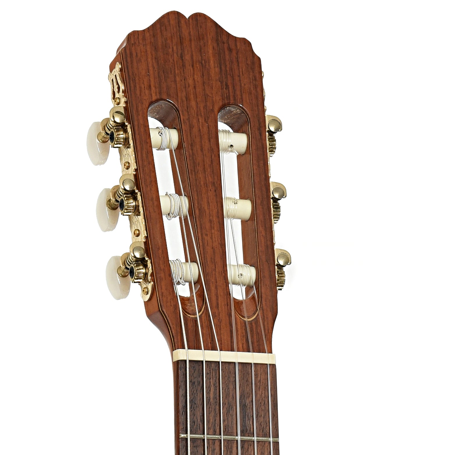 Headstock of Takamine C-132S Classical Guitar 