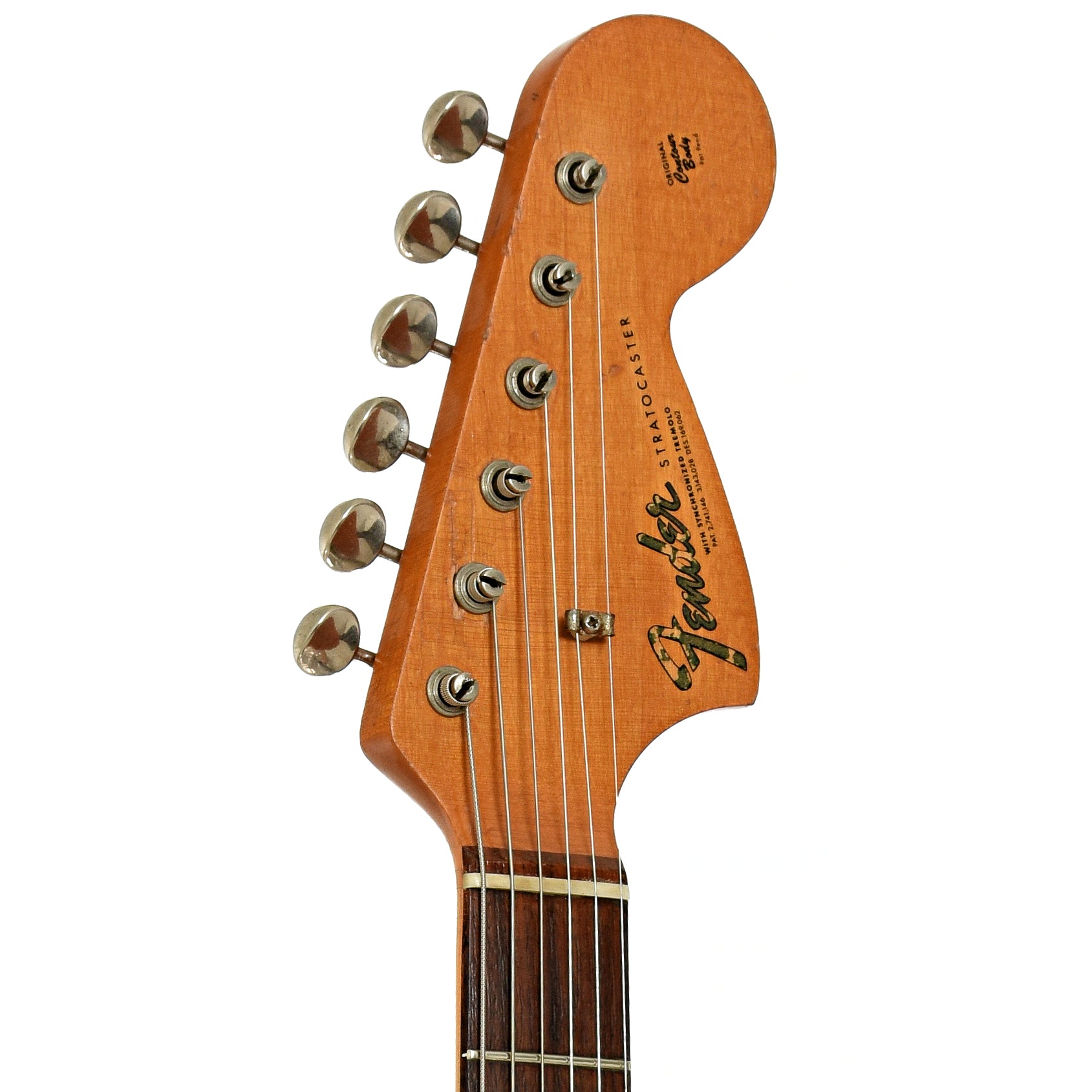 Headstock of Fender Stratocaster 