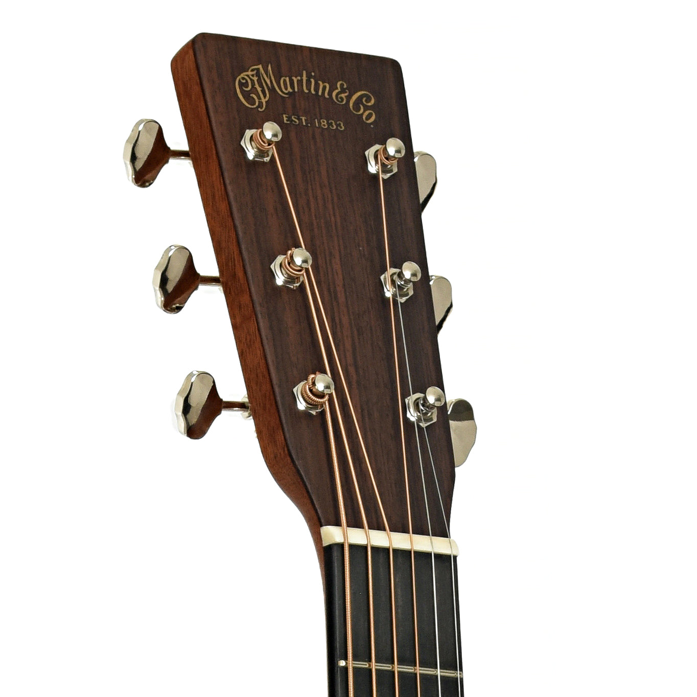 Headstock of Washburn WD32S D-Size Acoustic Guitar