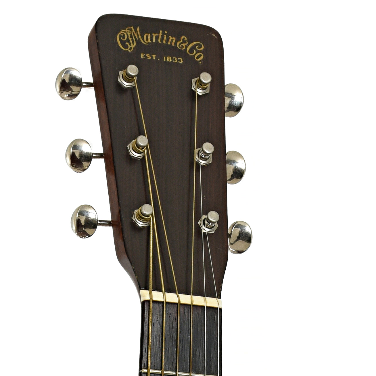 Headstock of Martin D-18 Acoustic Guitar 