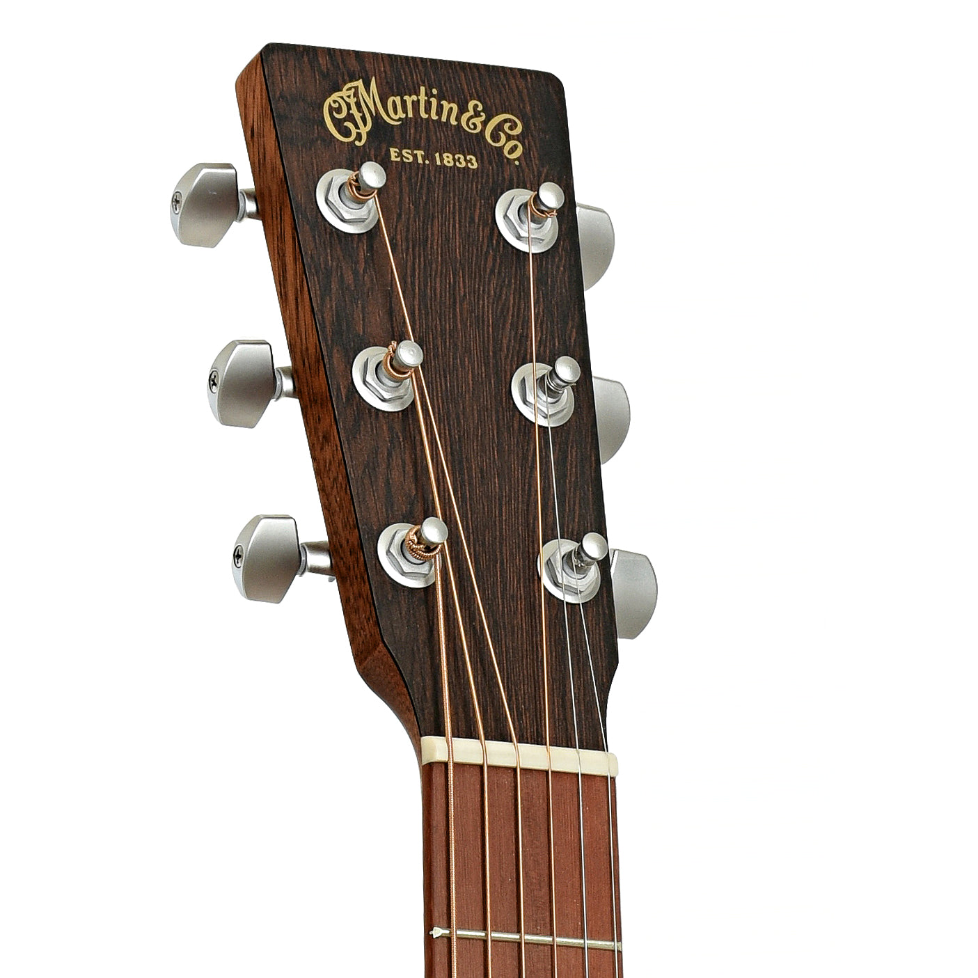 Headstock of Martin SC-10E Modern Sapele Guitar 
