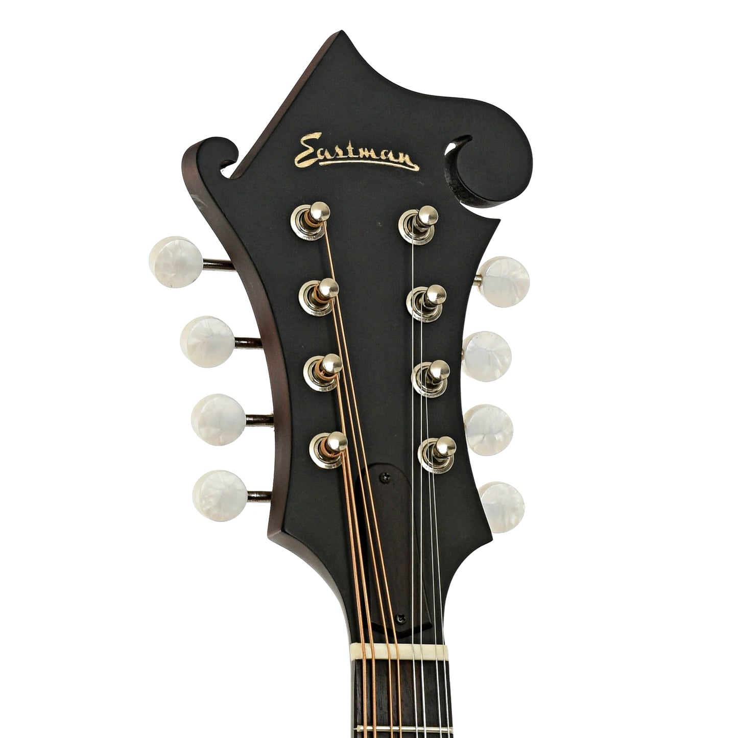 Headstock of Eastman MD315 F-Style Mandolin