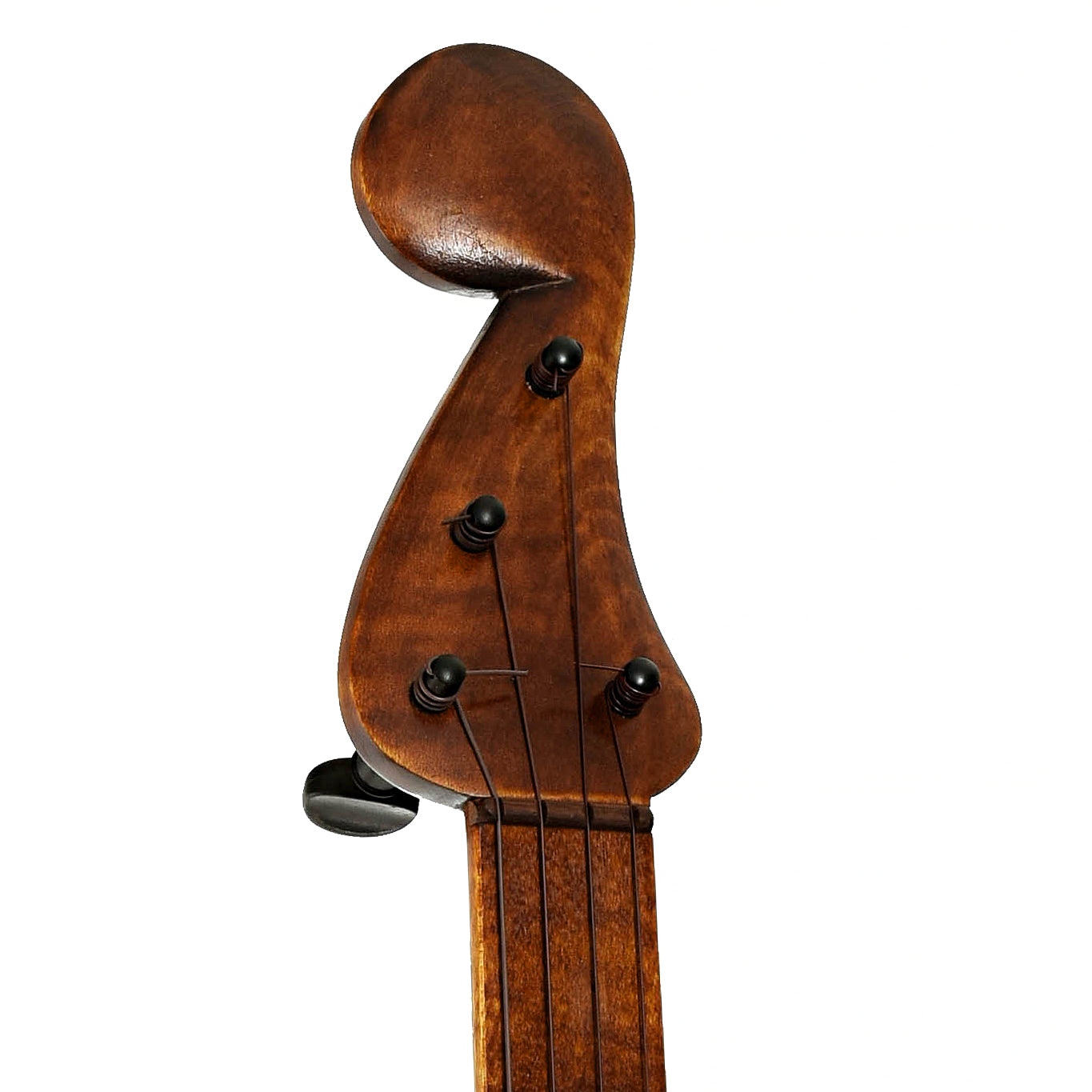 Headstock of J.J. Hartel Joel W. Sweeney Minstrel Banjo