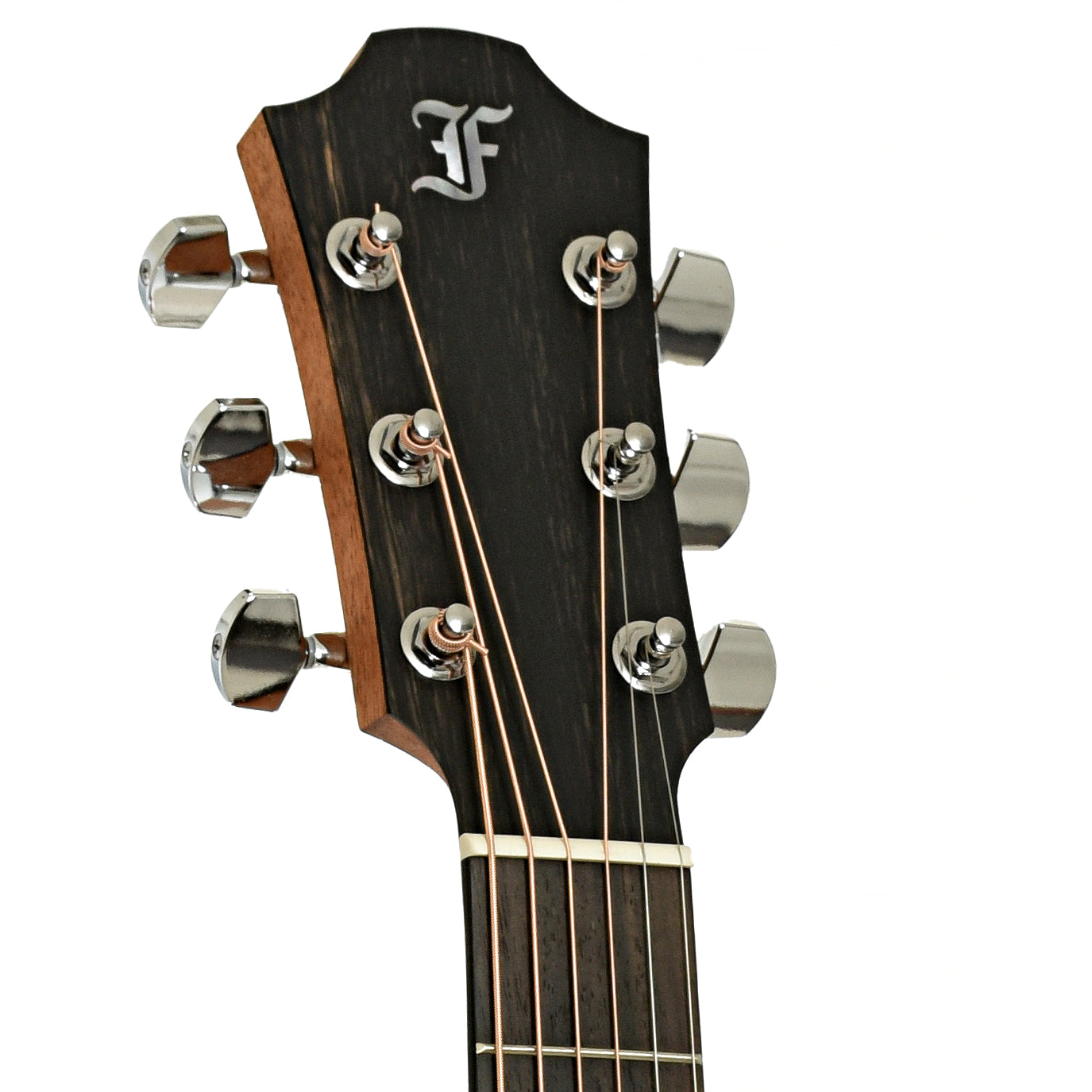 Headstock of Furch Blue OM-SW EAS Acoustic-Electric Guitar