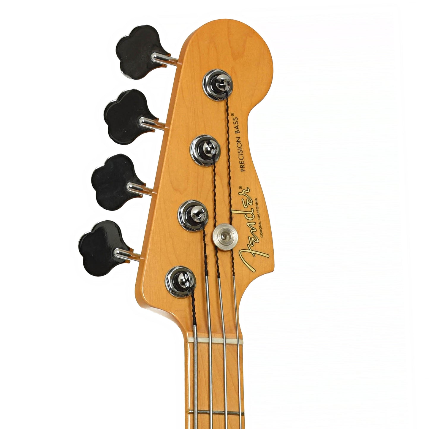 Headstock of Fender American Professional II Precision Electric Bass 