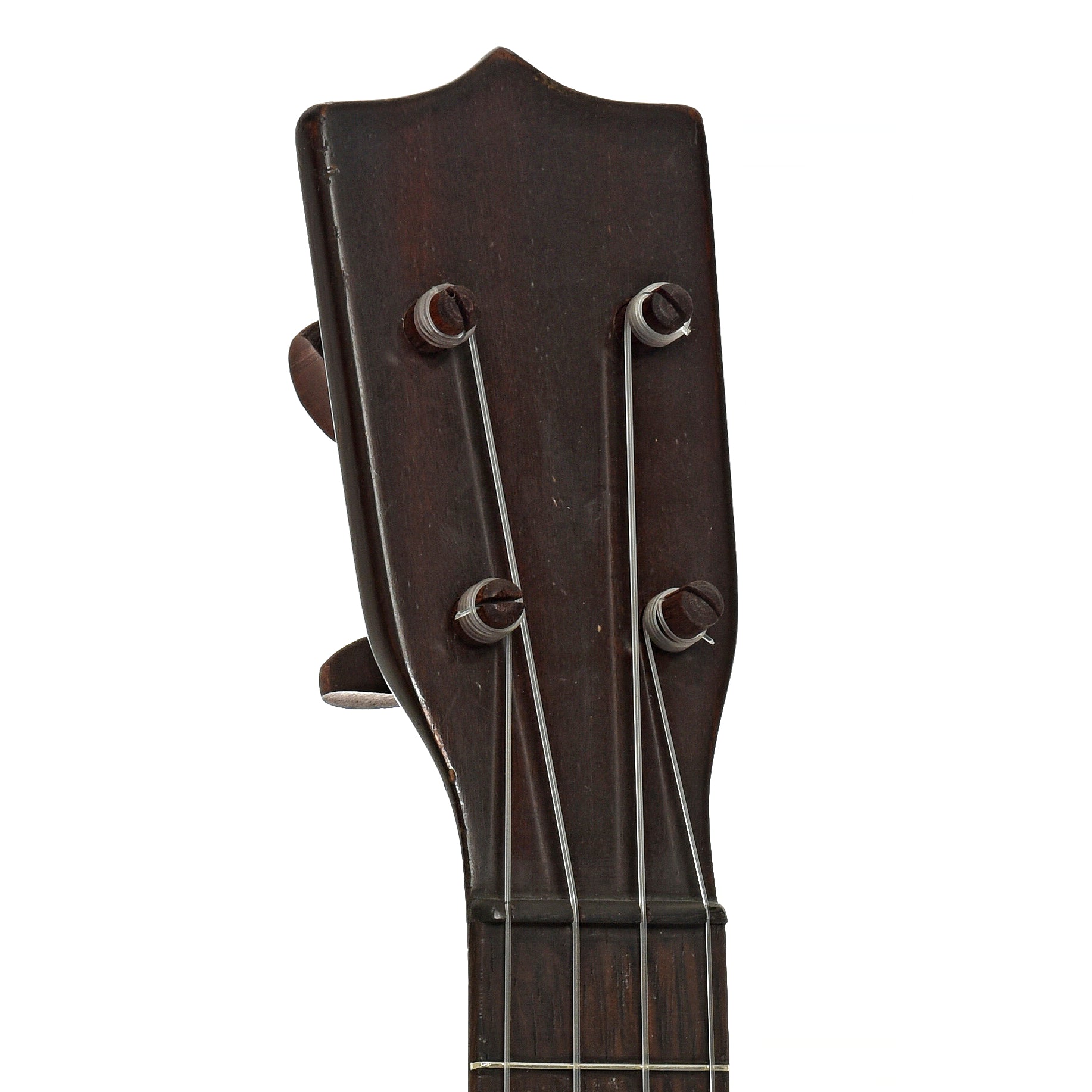 Headstock of Martin Style 2 Soprano Ukulele.