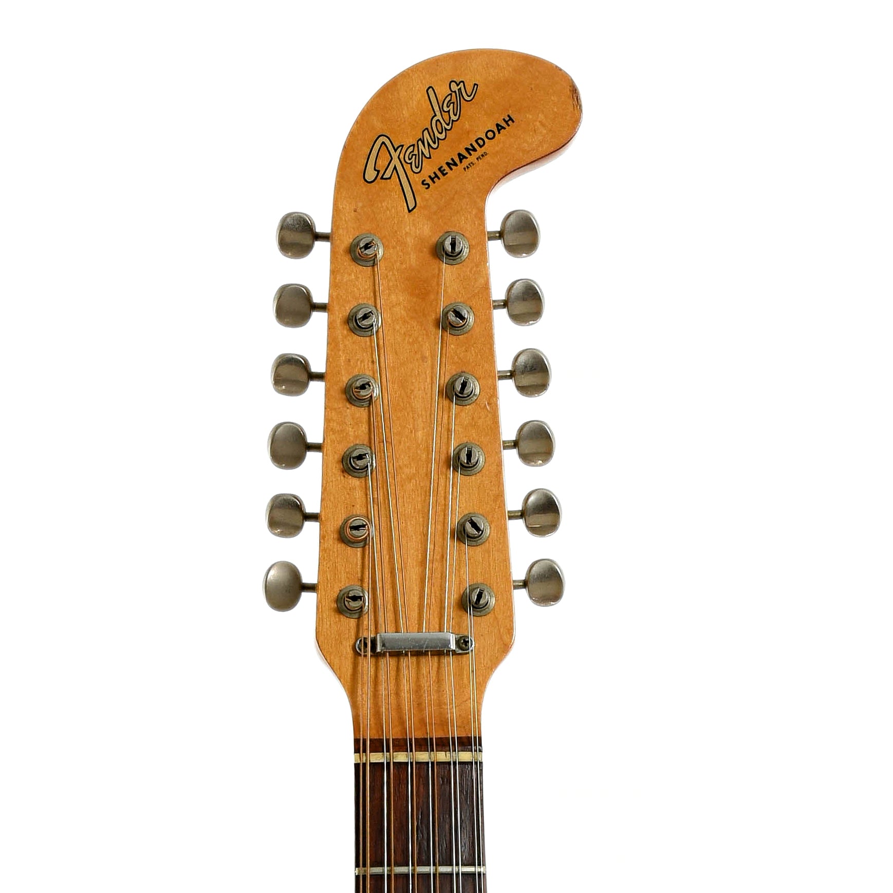 Headstock of Fender Shenandoah V2 12-String Acoustic Guitar