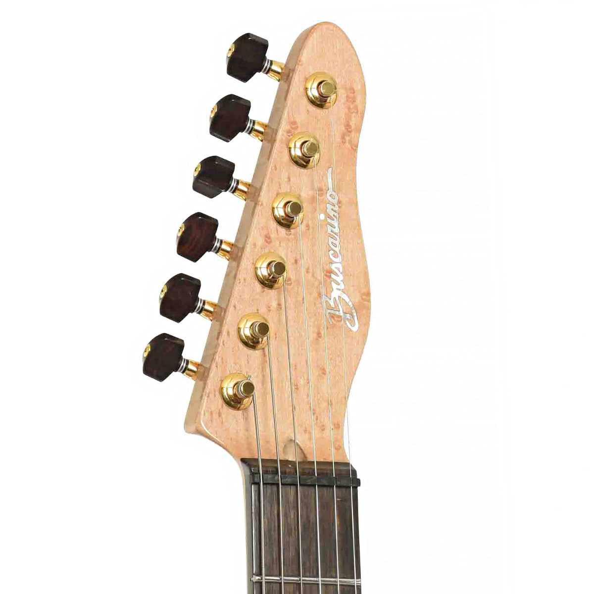 Front headstock of Buscarino Mira Custom