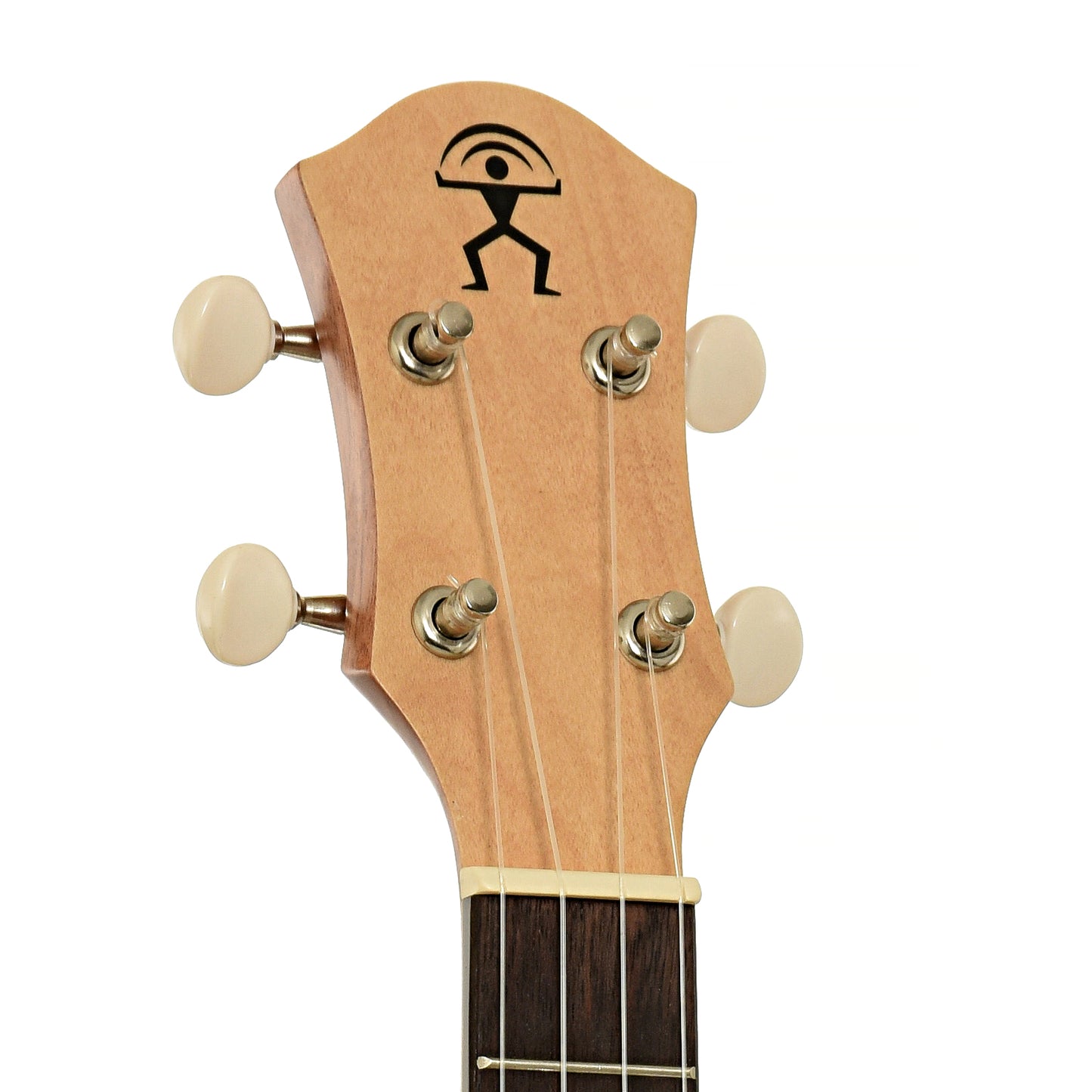 Headstock of aNueNue UT10 Blue Arona Tenor Ukulele