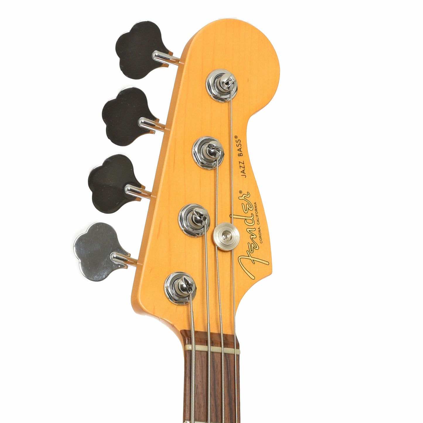 Headstock of Fender American Pro II Jazz Bass