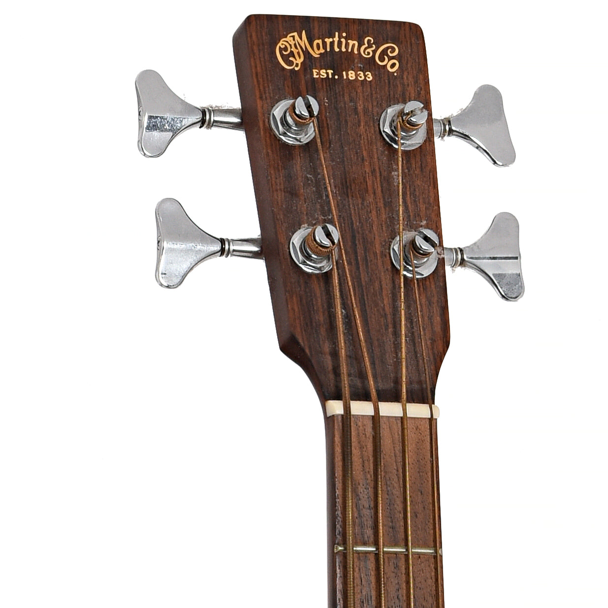 Front headstock of Martin B-1E Acoustic-Electric Bass