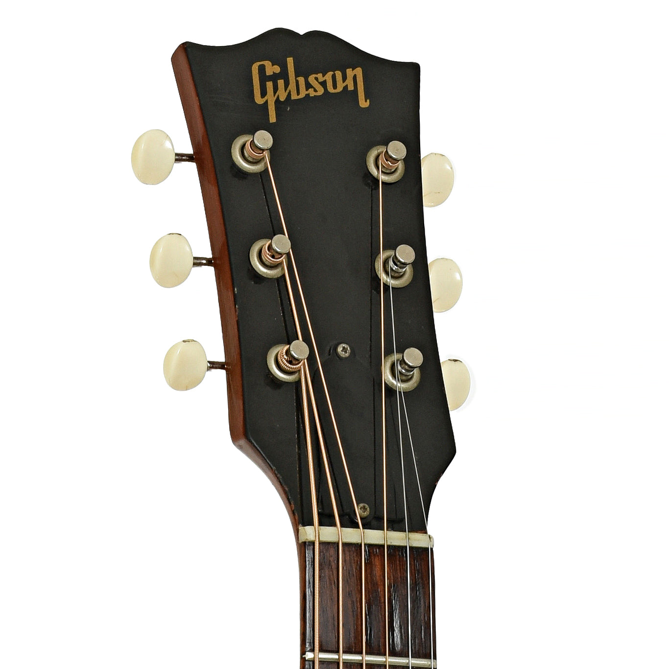 Headstock of Gibson J-50 Acoustic Guitar 