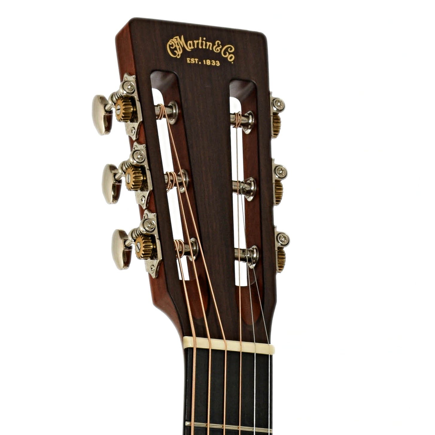 Headstock of Martin 000-16 12-Fret Custom Acoustic Guitar 