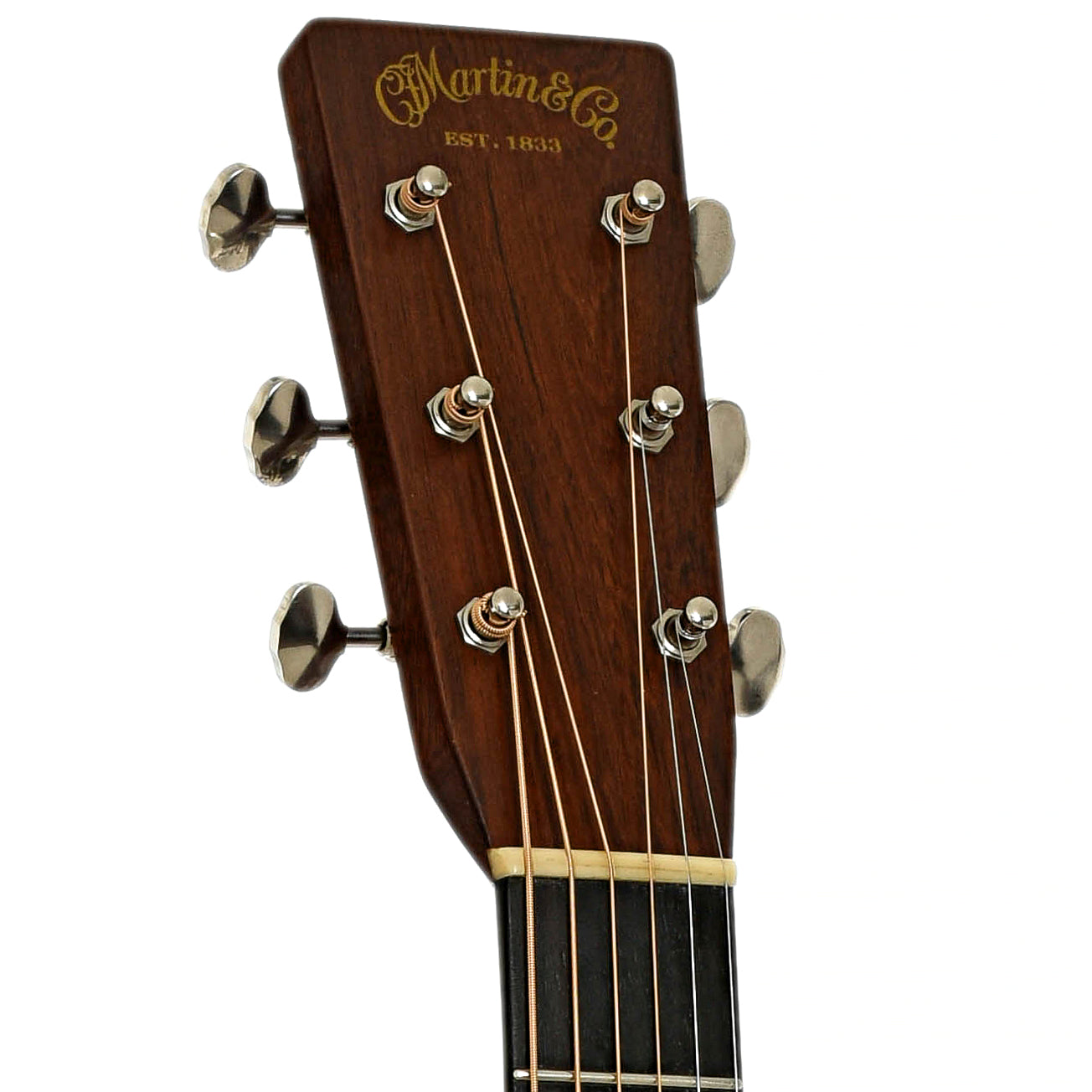 Headstock of Martin Custom 000-28 Acoustic Guitar