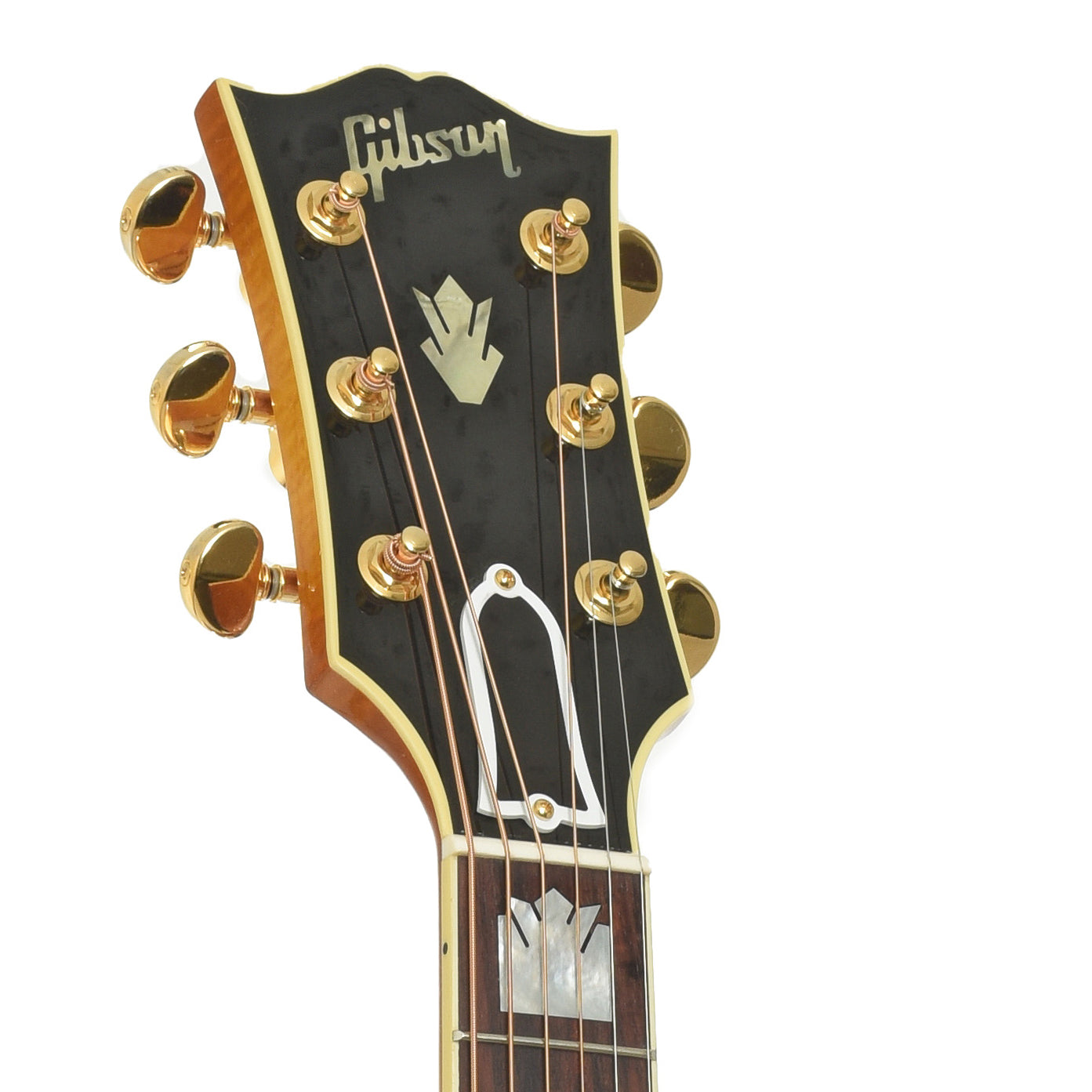 Headstock of Gibson SJ-200 60s Original Acoustic Guitar