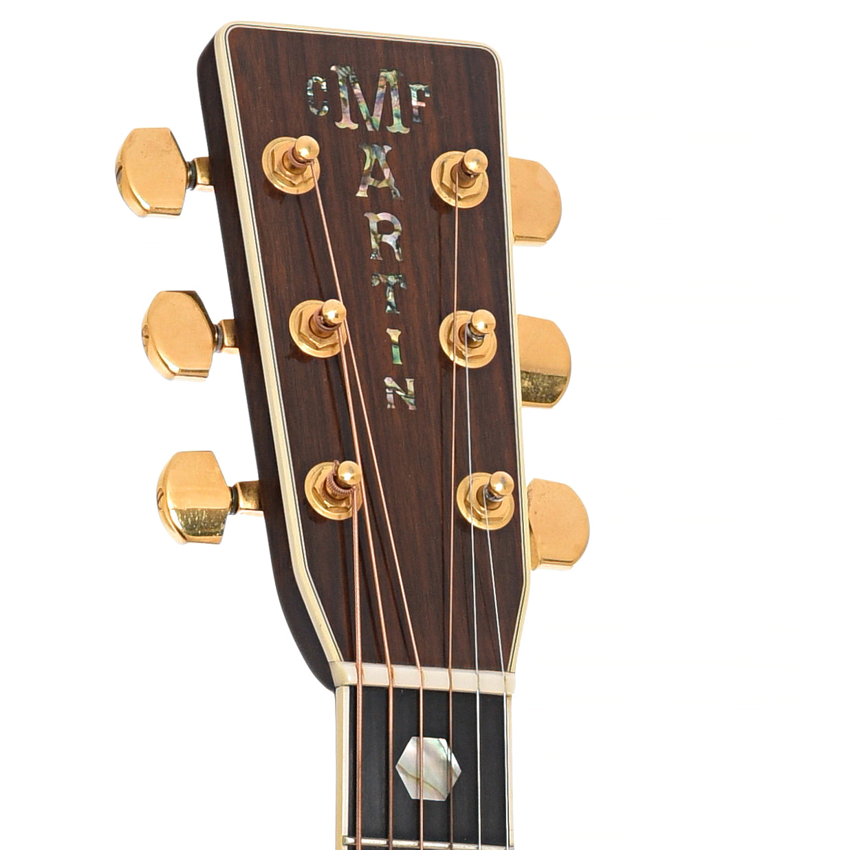 Headstock of Martin D-41 Acoustic Guitar 