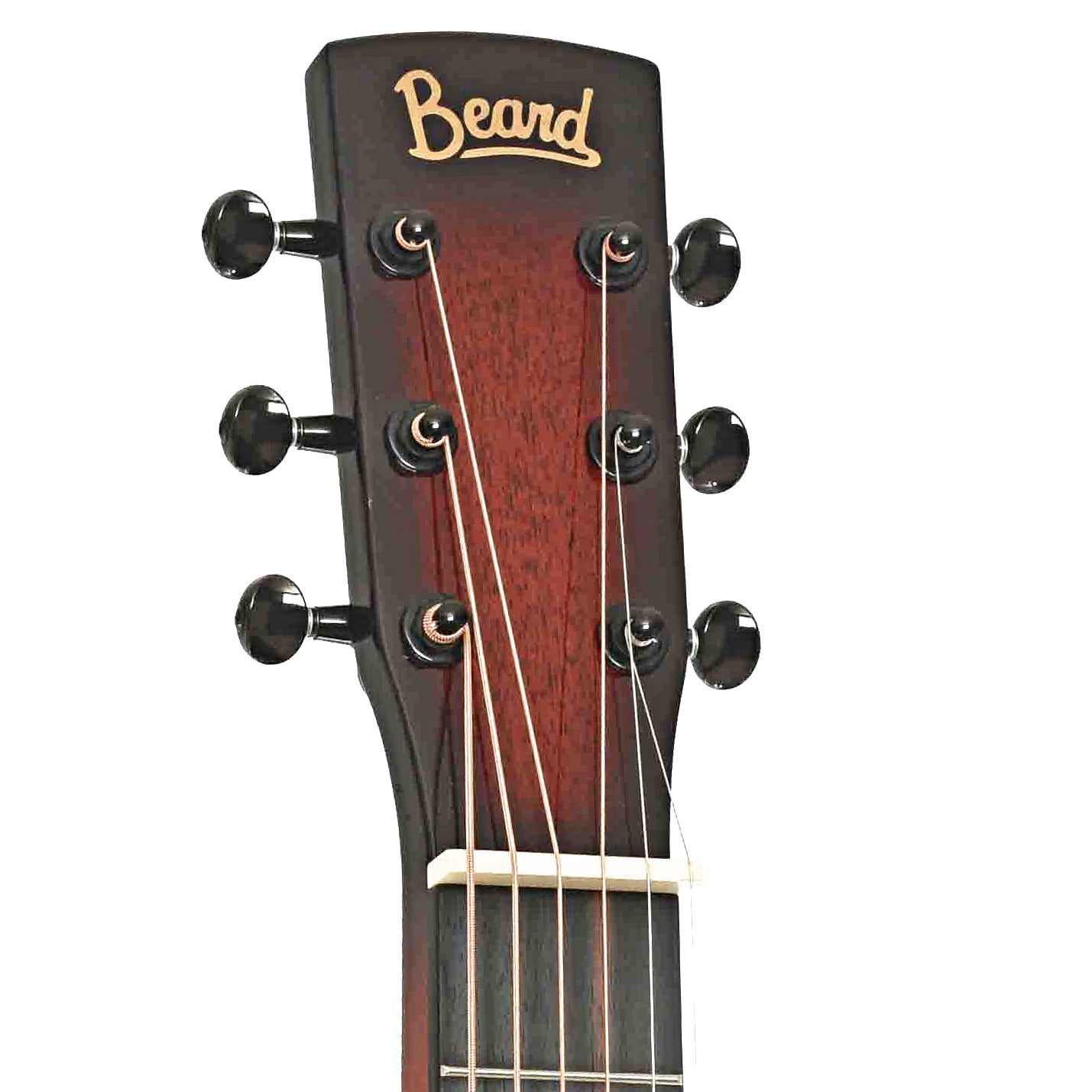 Headstock of Beard Vintage R Squareneck Resonator 