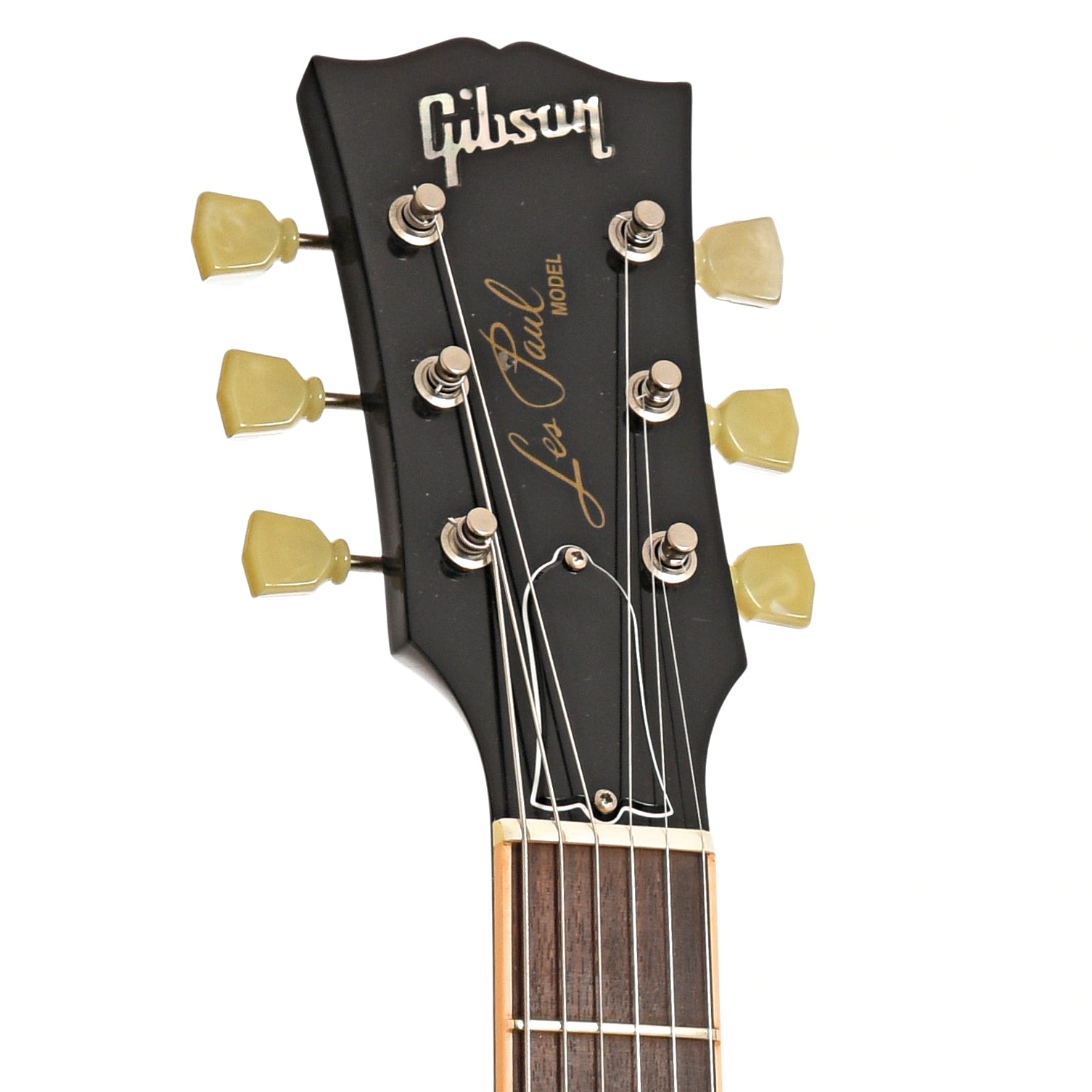 Front headstock of Gibson Les Paul Standard