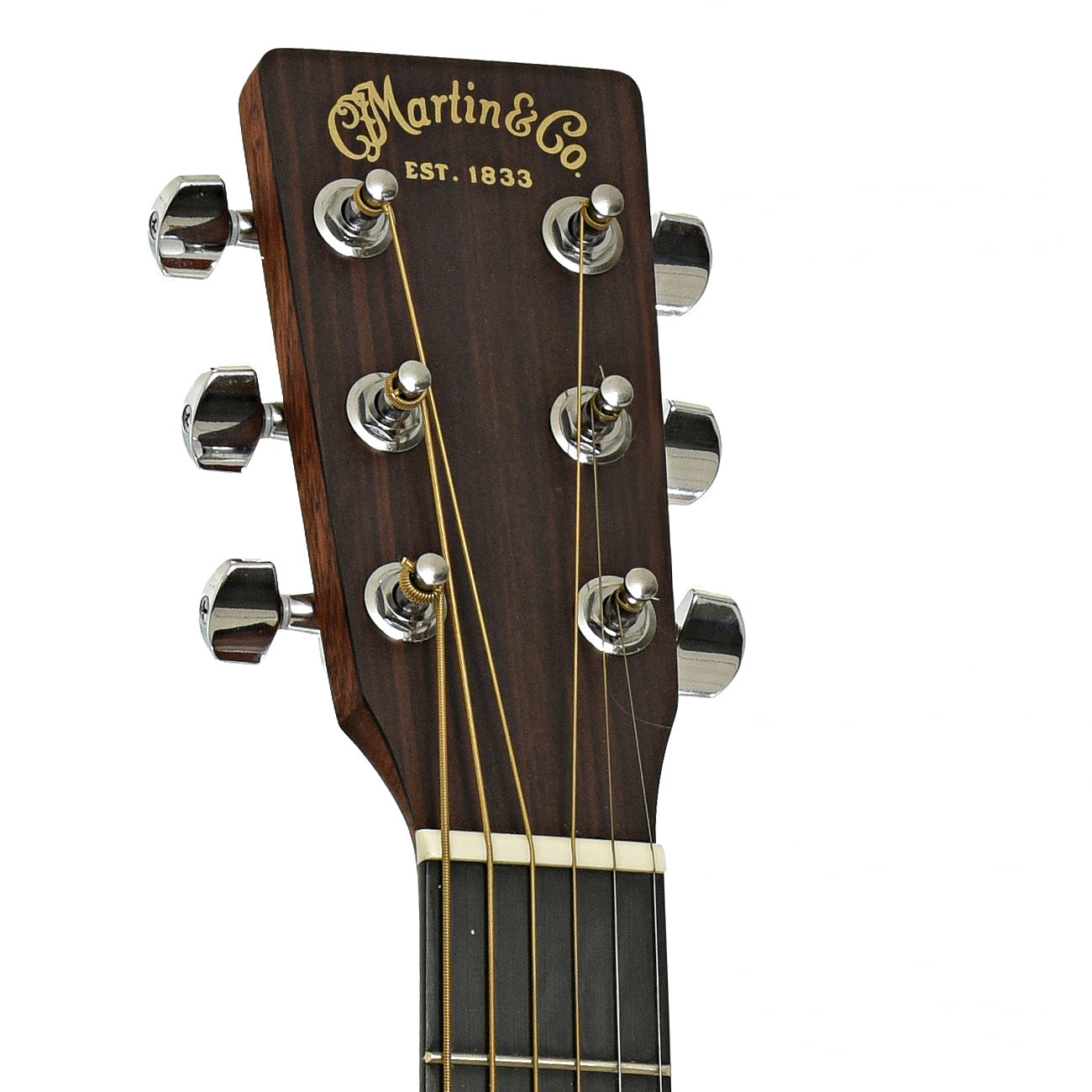 Headstock of Martin Dreadnought Jr. Acoustic Guitar 