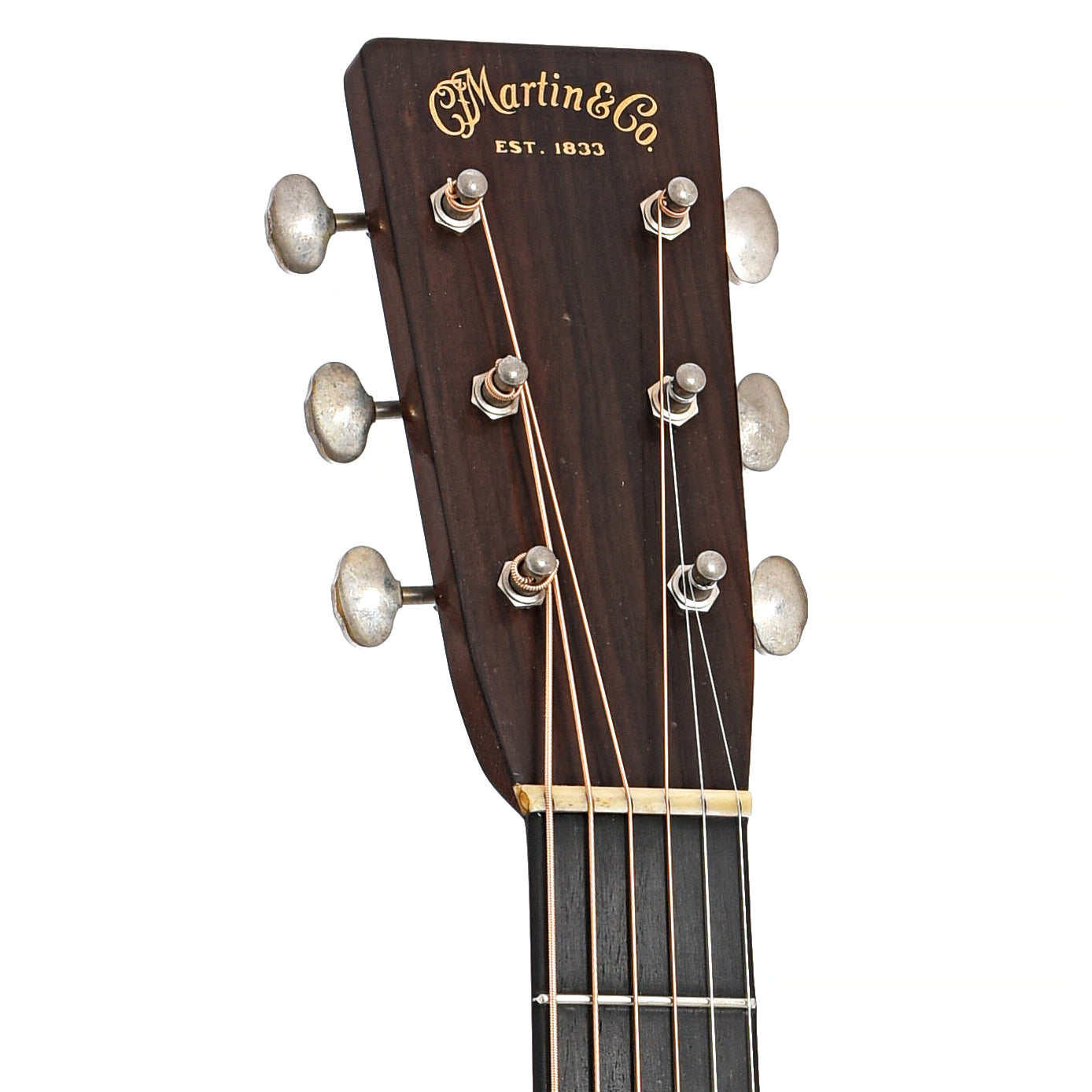 Front headstock of Martin D-28 Authentic 1937 VTS Acoustic 