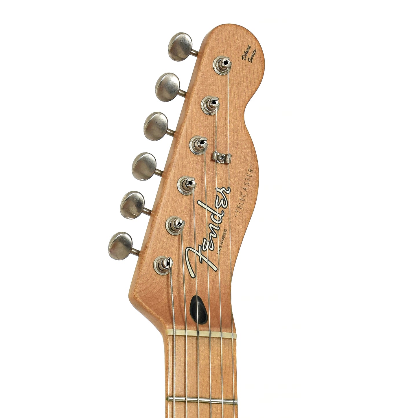 Headstock of Fender Deluxe Nashville Telecaster Electric Guitar