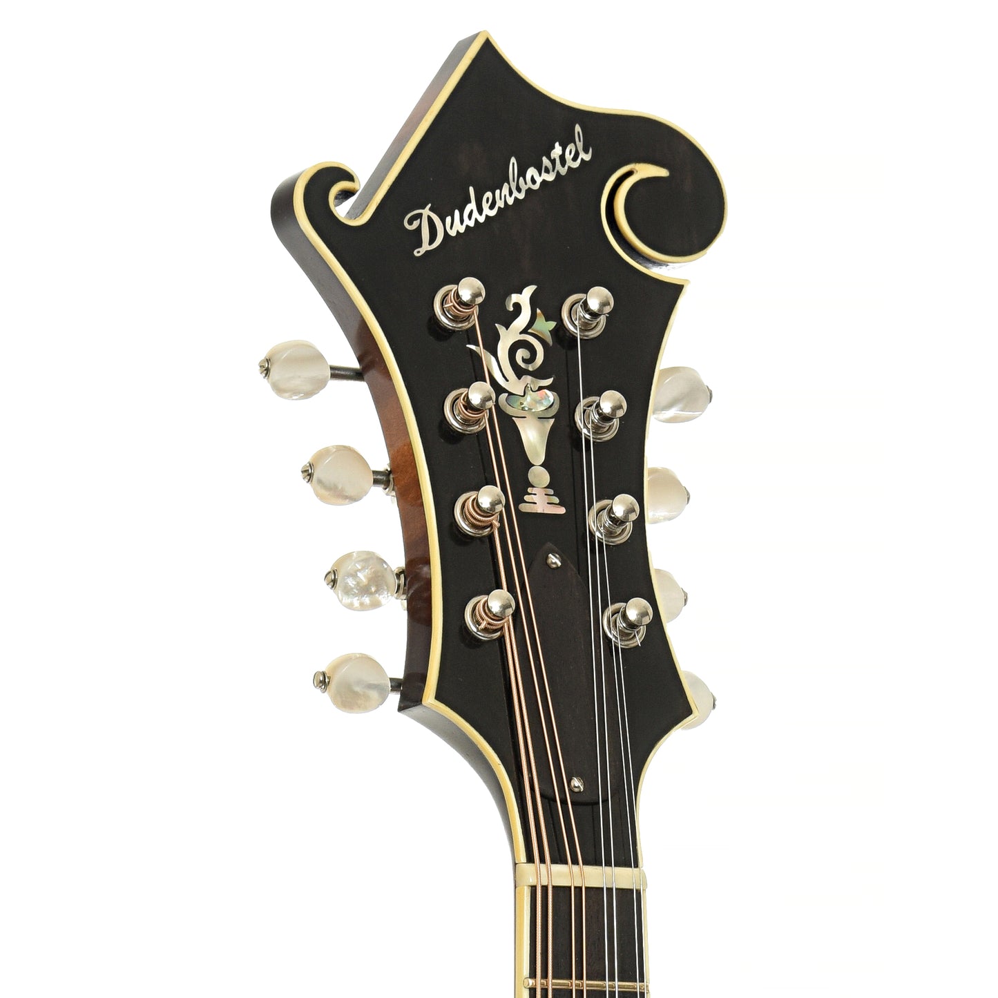 Headstock of Dudenbostel F-5 Mandolin