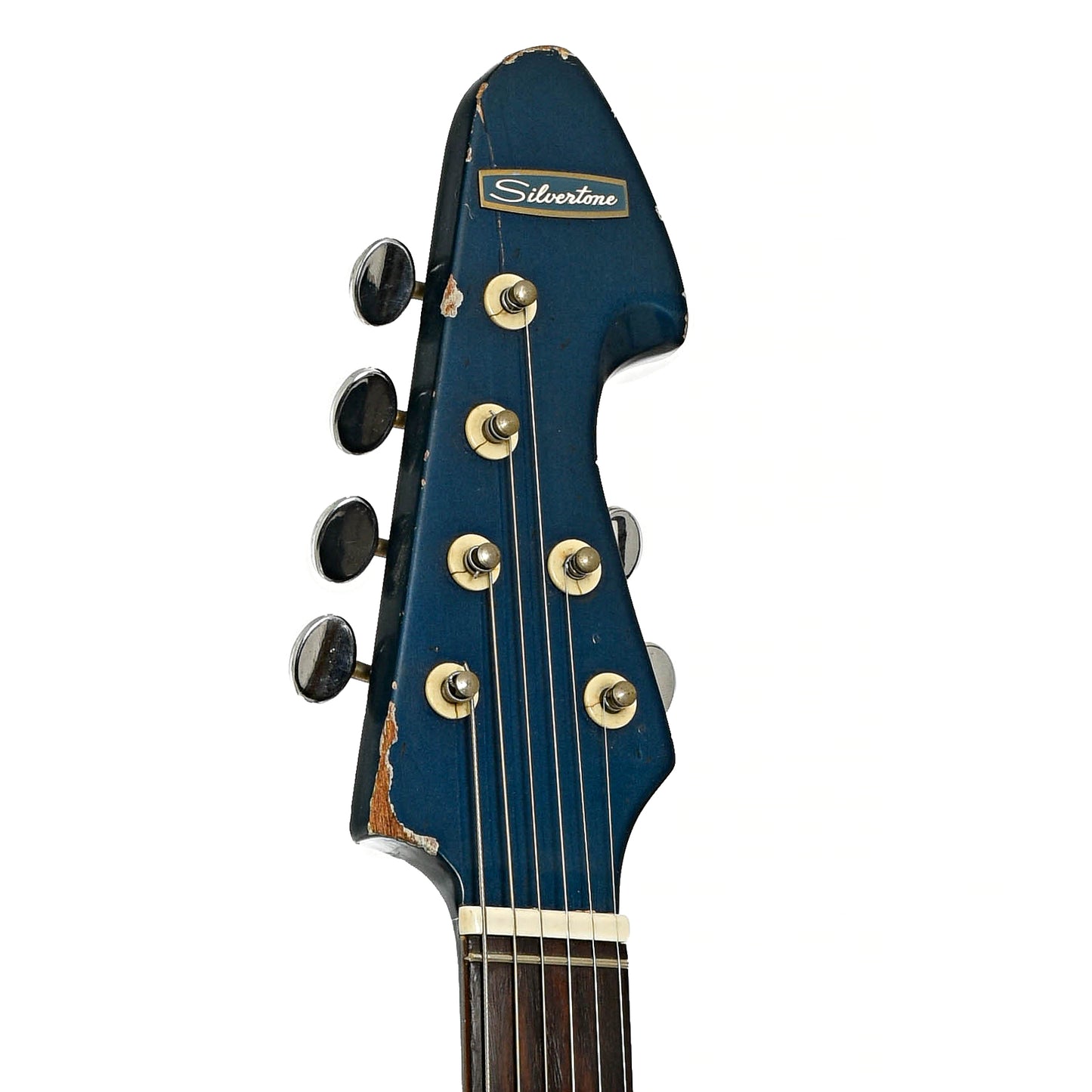 Headstock of Silvertone ET-460 Electric Guitar