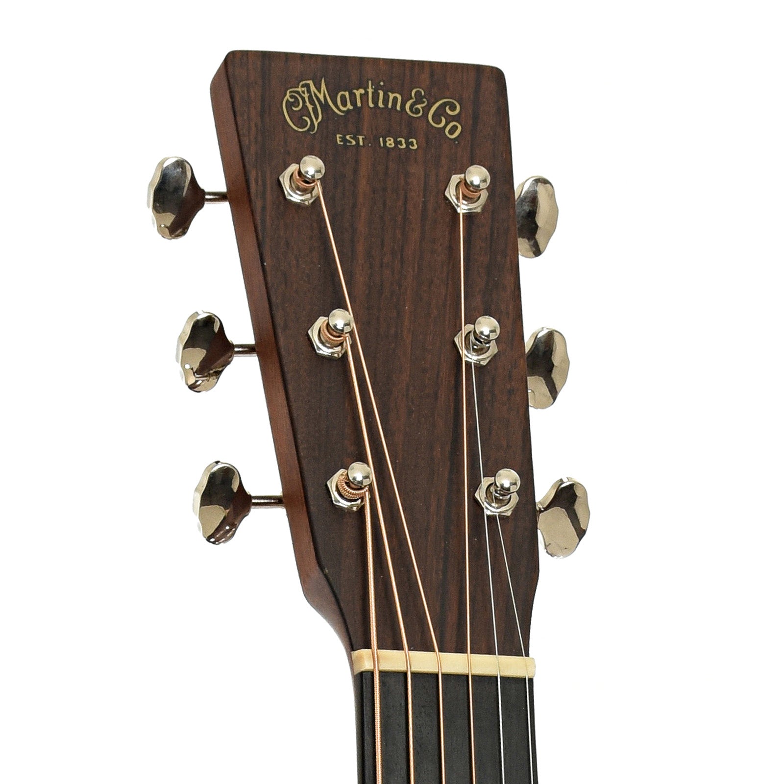 Headstock of Martin 000-18E Retro Acoustic Guitar 