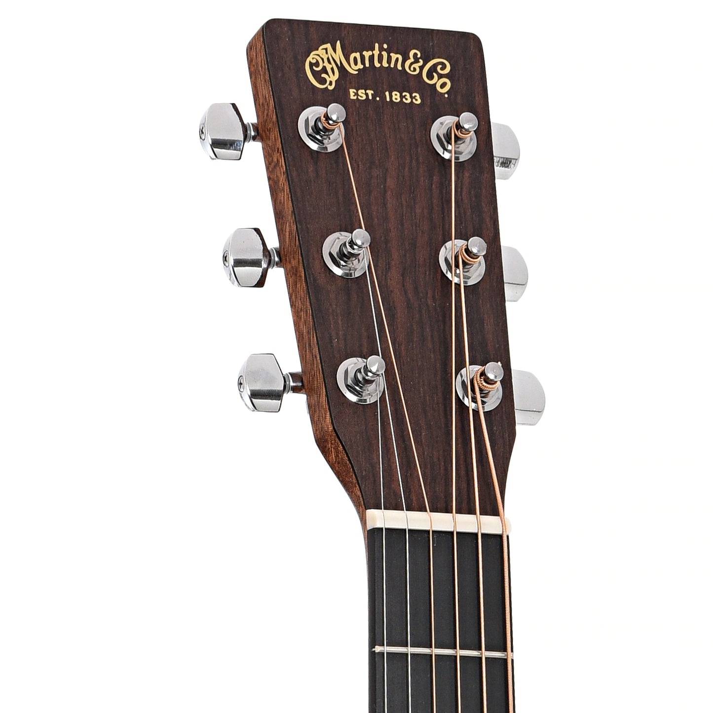 Front headstock of Martin GPC-11E Lefthanded Guitar 
