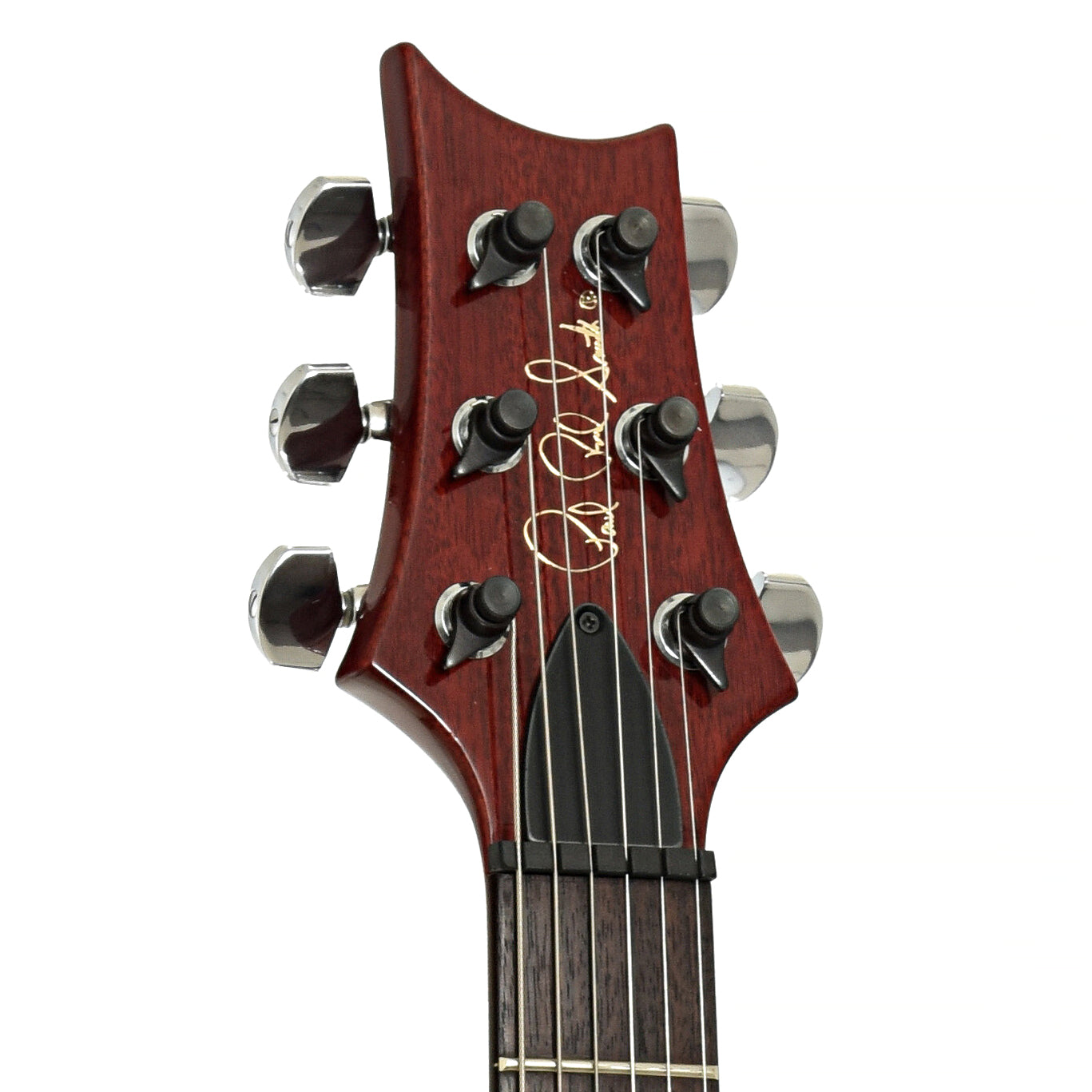 Headstock of PRS Custom 24 10 Top Electric Guitar