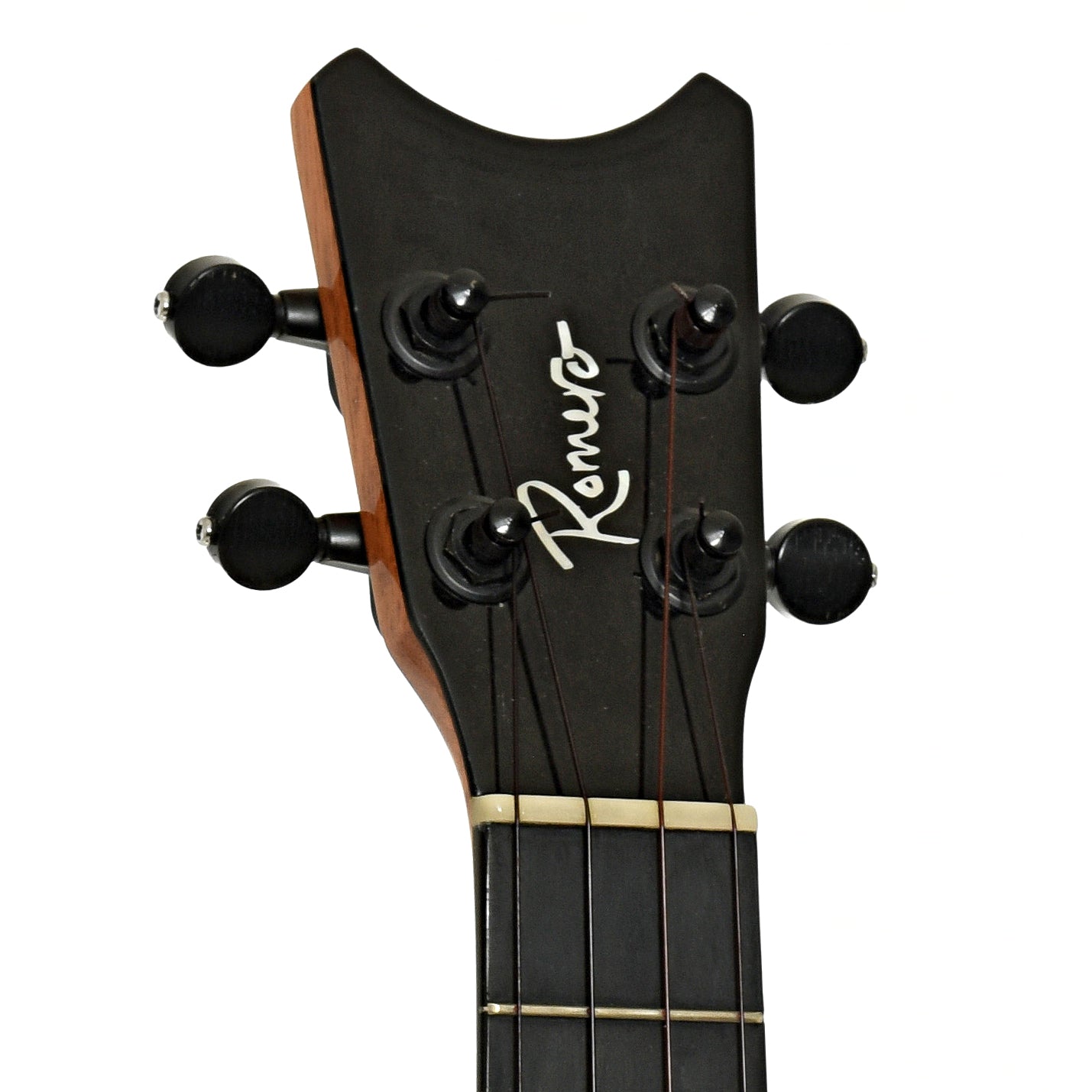 Headstock of Romero Grand Tenor Koa Ukulele