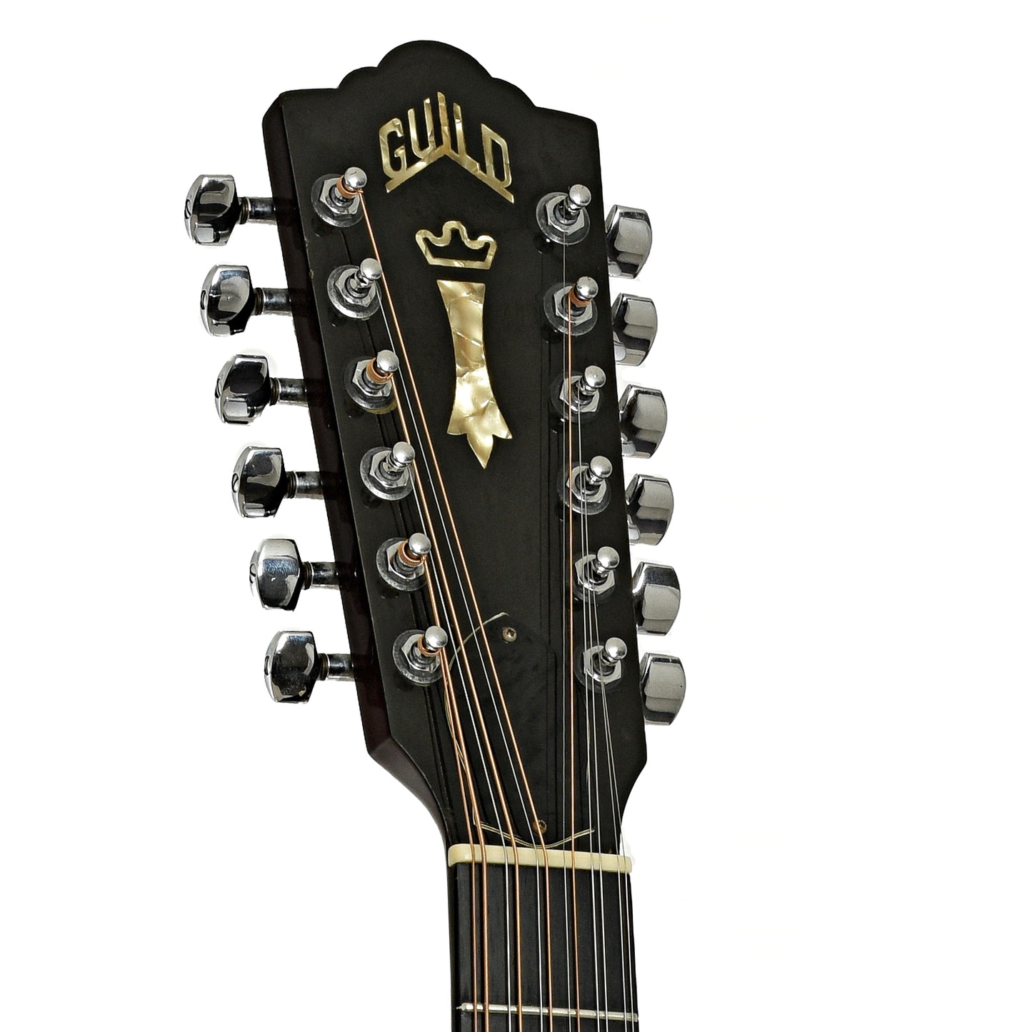 Headstock of Guild F-212XL Twelve String Guitar