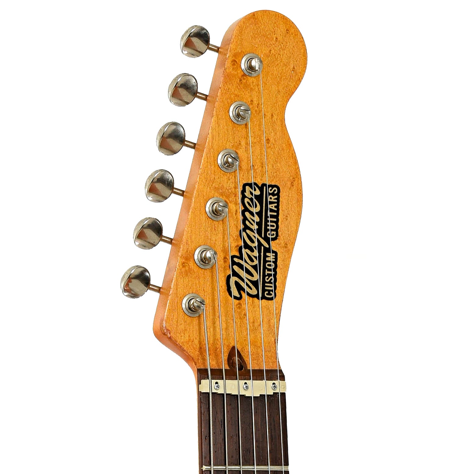 Headstock of Wagner Snakeskin T Electric Guitar