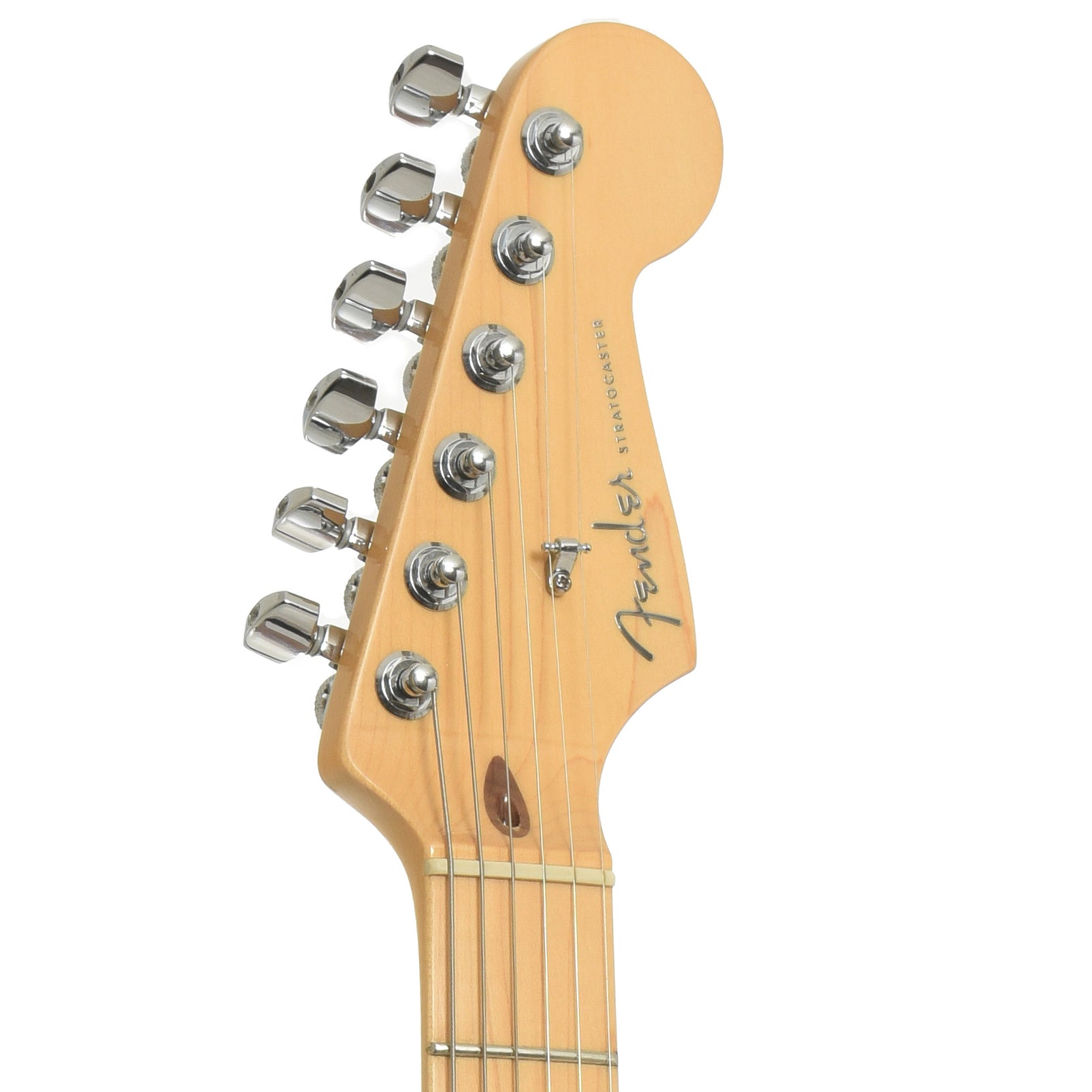 Headstock of Fender American Deluxe Stratocaster Electric Guitar
