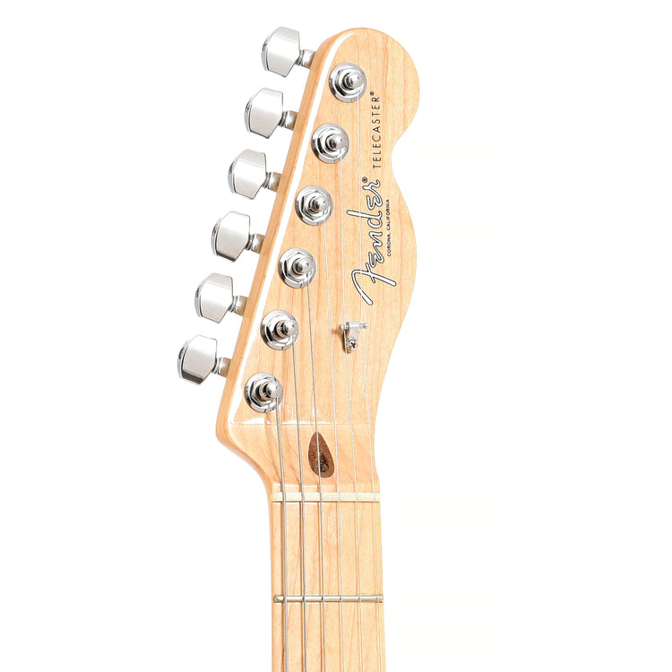 headstock front of Fender American Pro Telecaster Electric Guitar