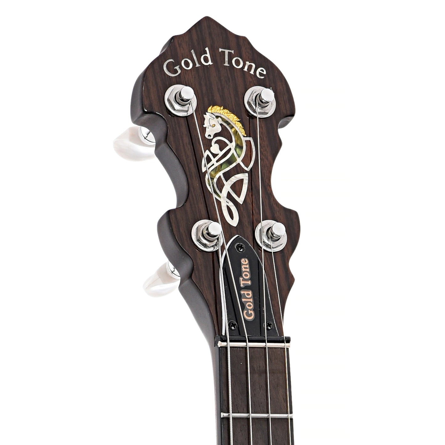 front headstock of Gold Tone MB-850+ Mando-Banjo