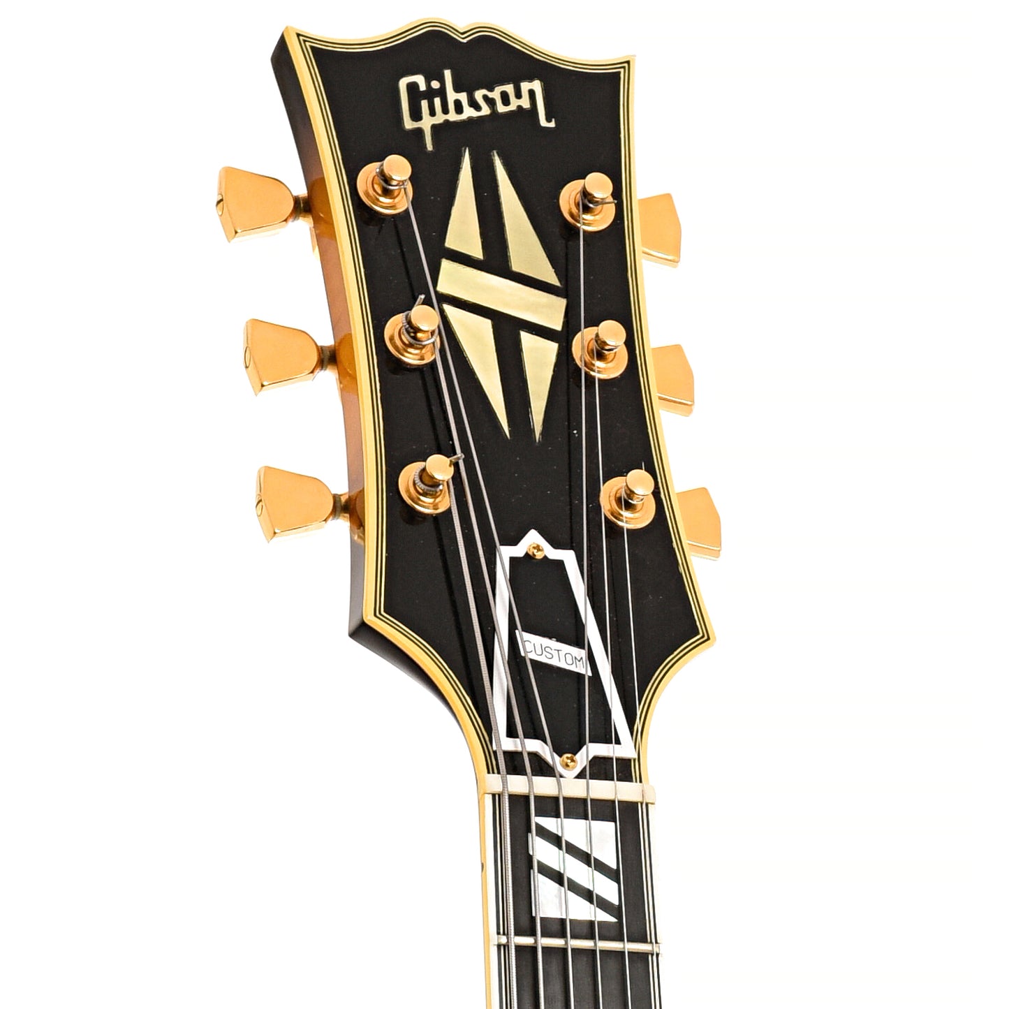 Front headstock of Gibson Super 400 CES Hollow Body