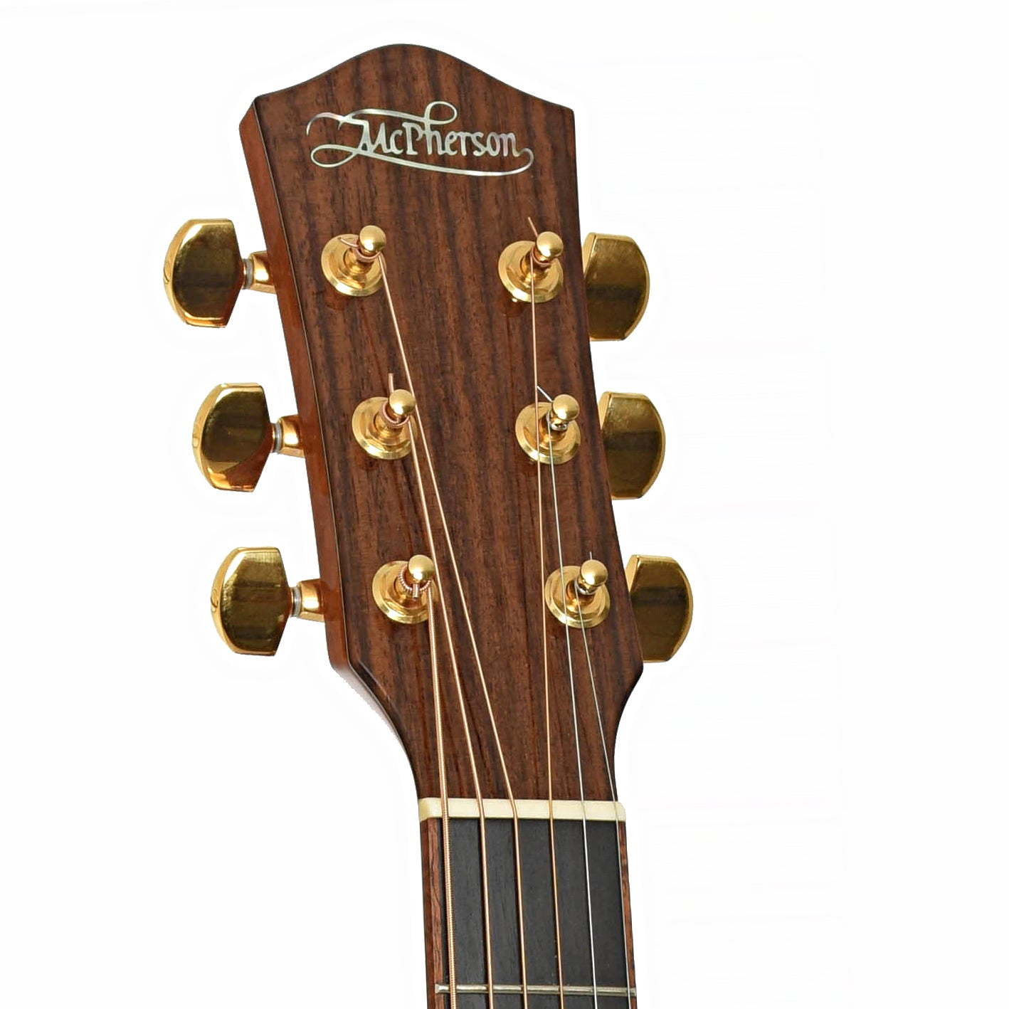 Headstock of McPherson MG-5.0 XP Acoustic Guitar 
