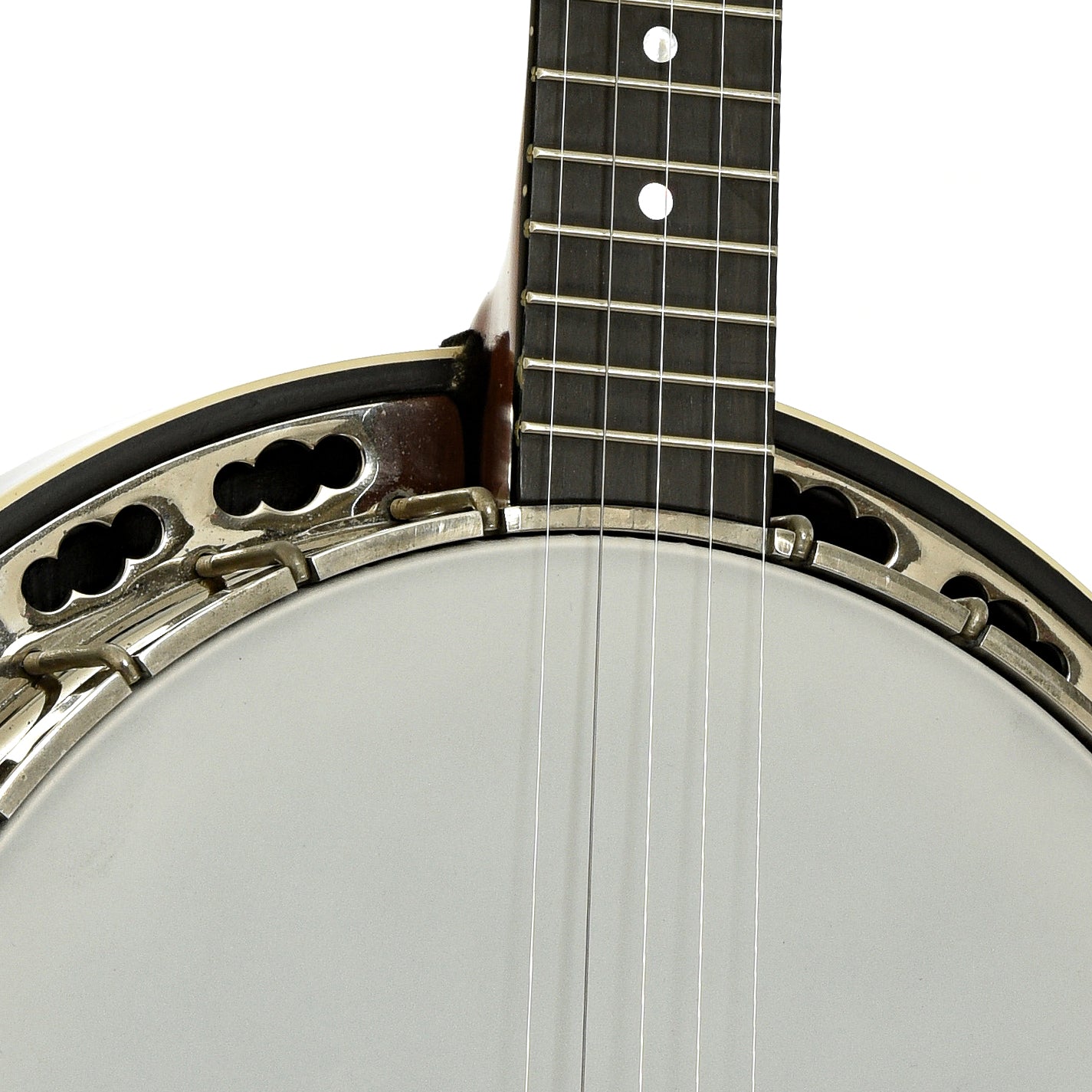 Front neck joint of Deering Sierra Resonator Banjo