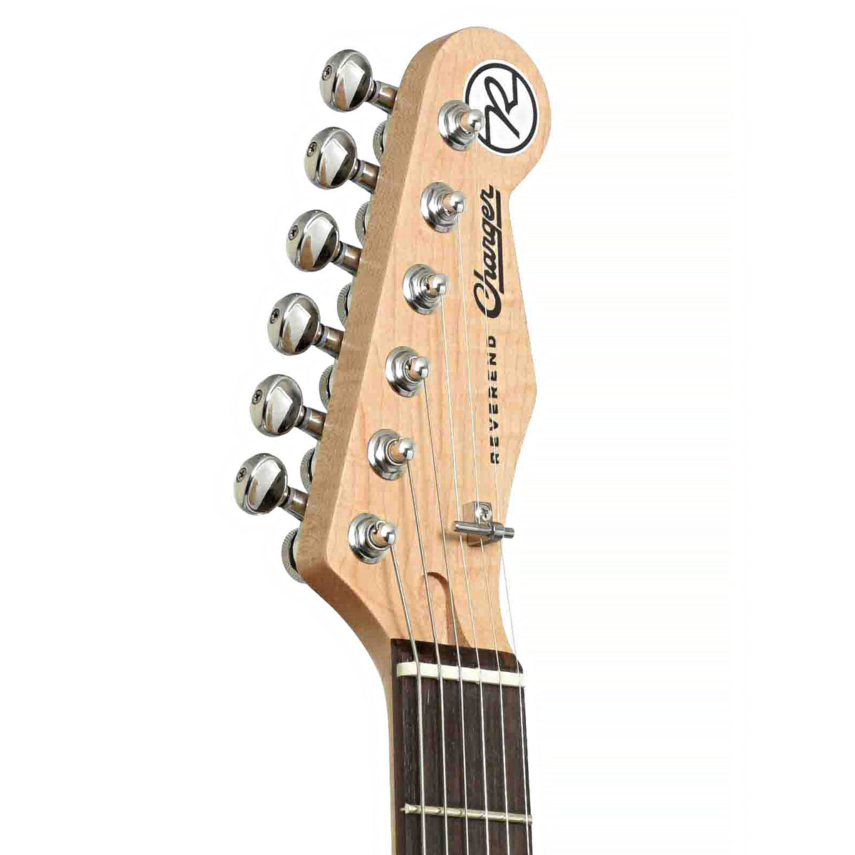 Reverend Charger Cleancut Electric Guitar, Feisty Red