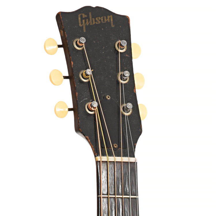 Front headstock of Gibson LG-1 Acoustic 