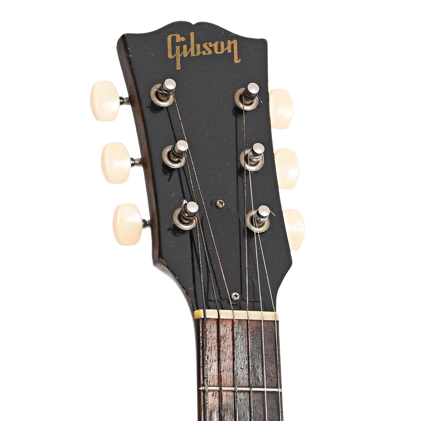 Front headstock of Gibson LG-1 Acoustic Guitar (1953)