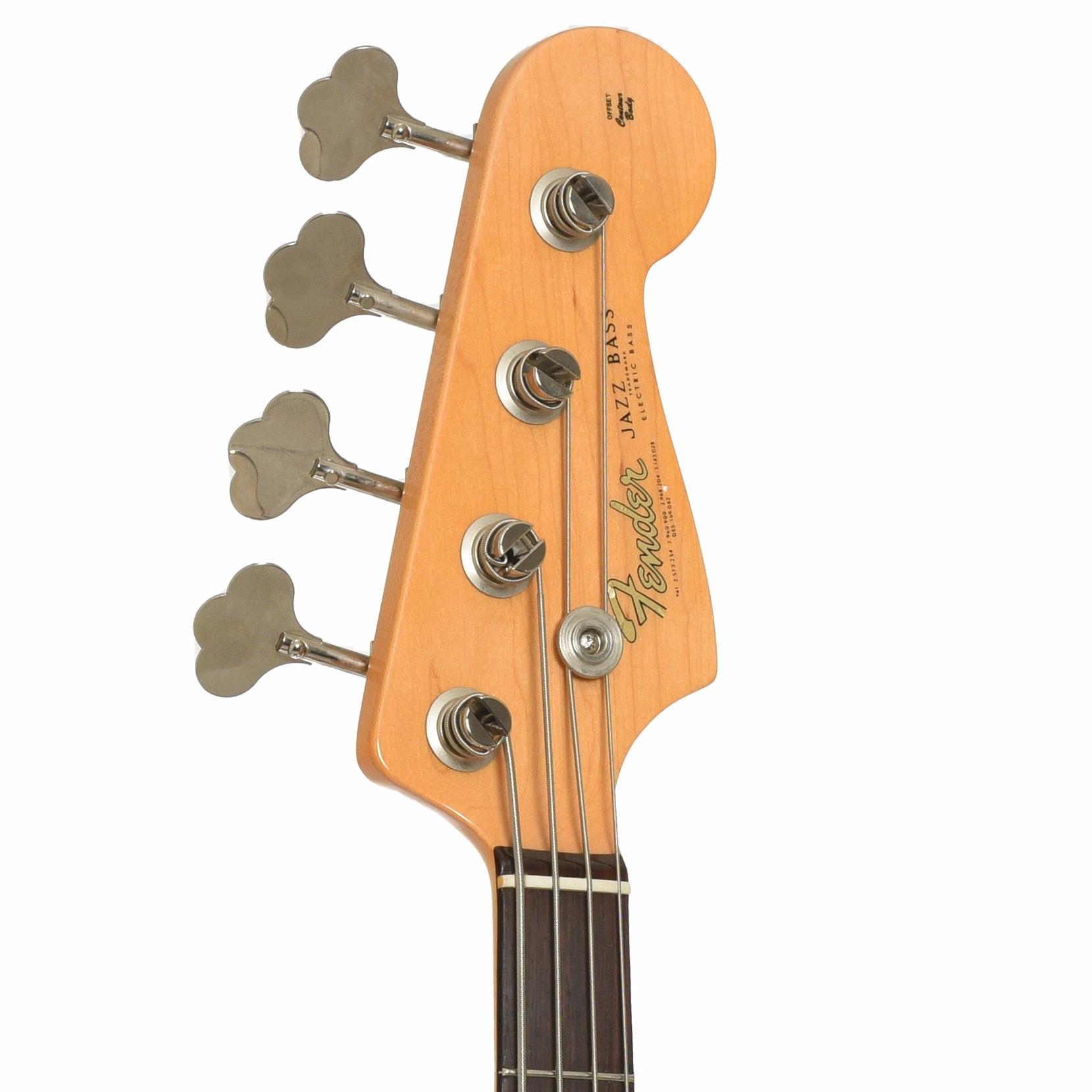 Headstock of Fender American Original '60s Jazz Bass