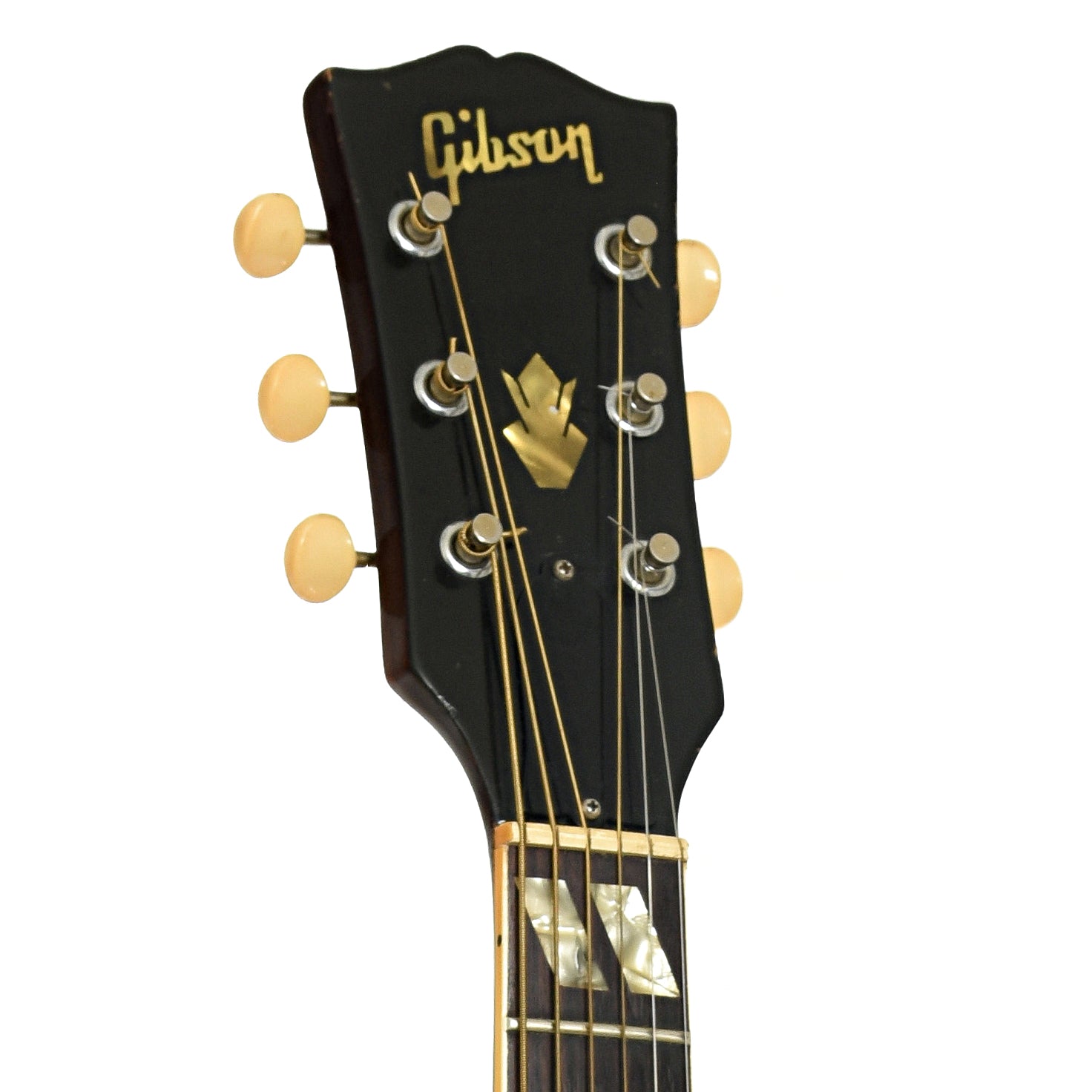 Headstock of Gibson SJN Country Western Acoustic Guitar