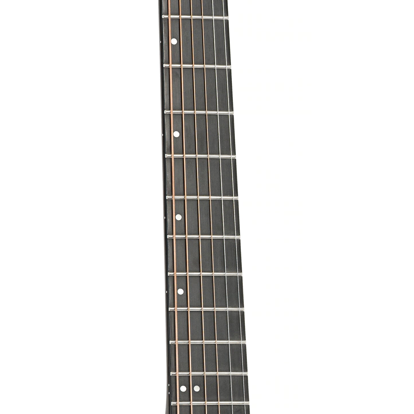 fretboard of KLOS Guitars Full Carbon Deluxe Acoustic-Electric Travel Guitar