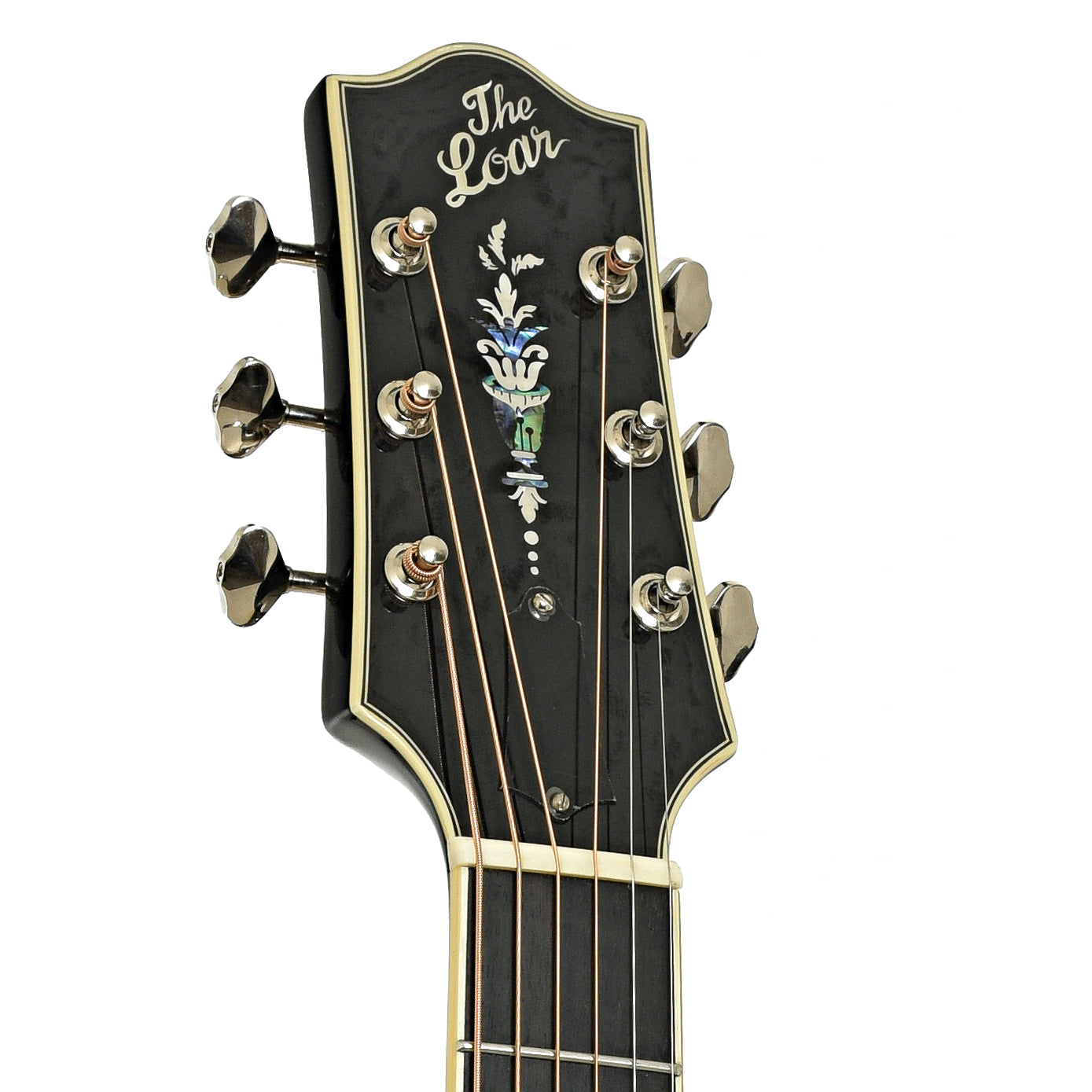 Headstock of Loar LH-700- VS Supreme Archtop Guitar