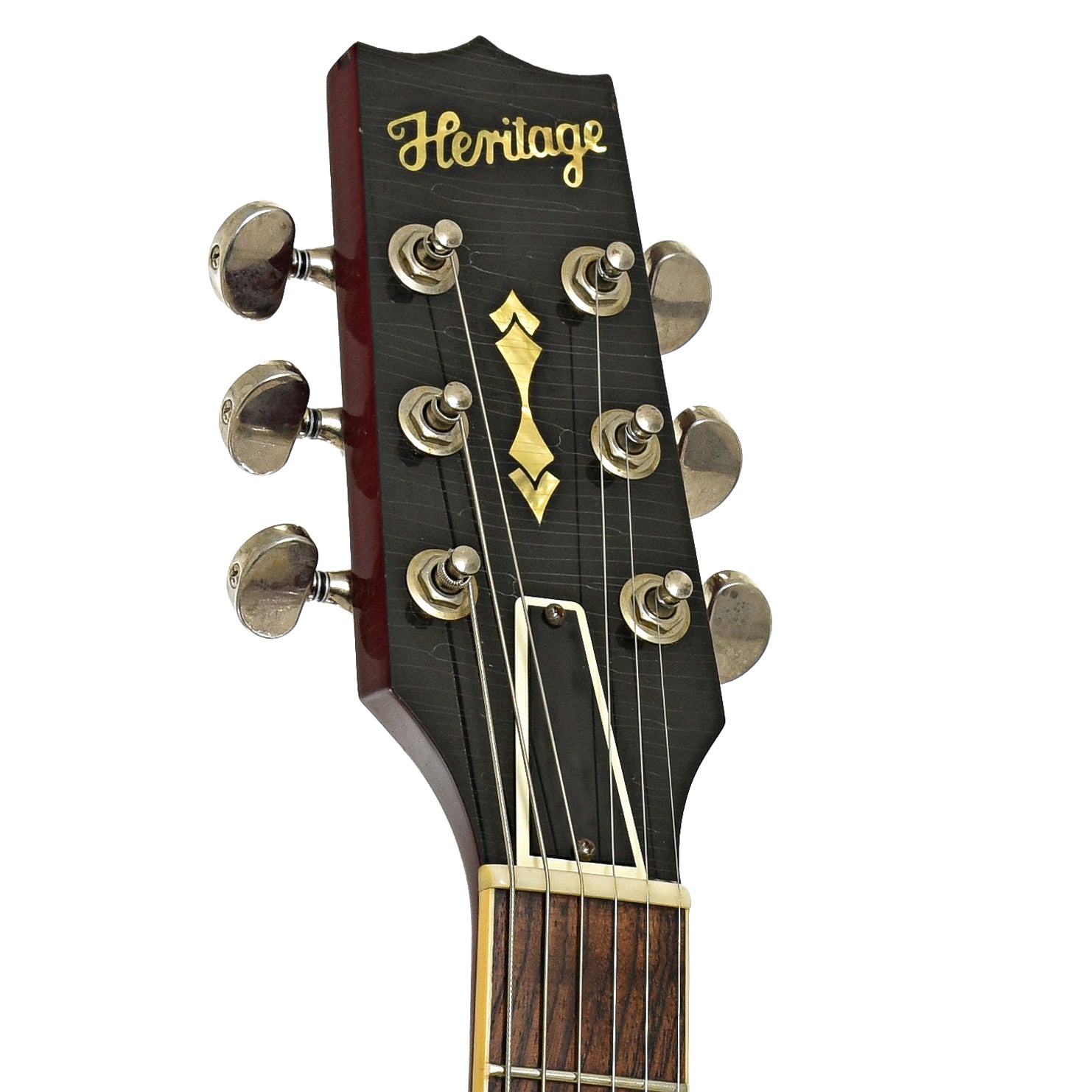 Headstock of Heritage H-150 CC AA Electric Guitar 