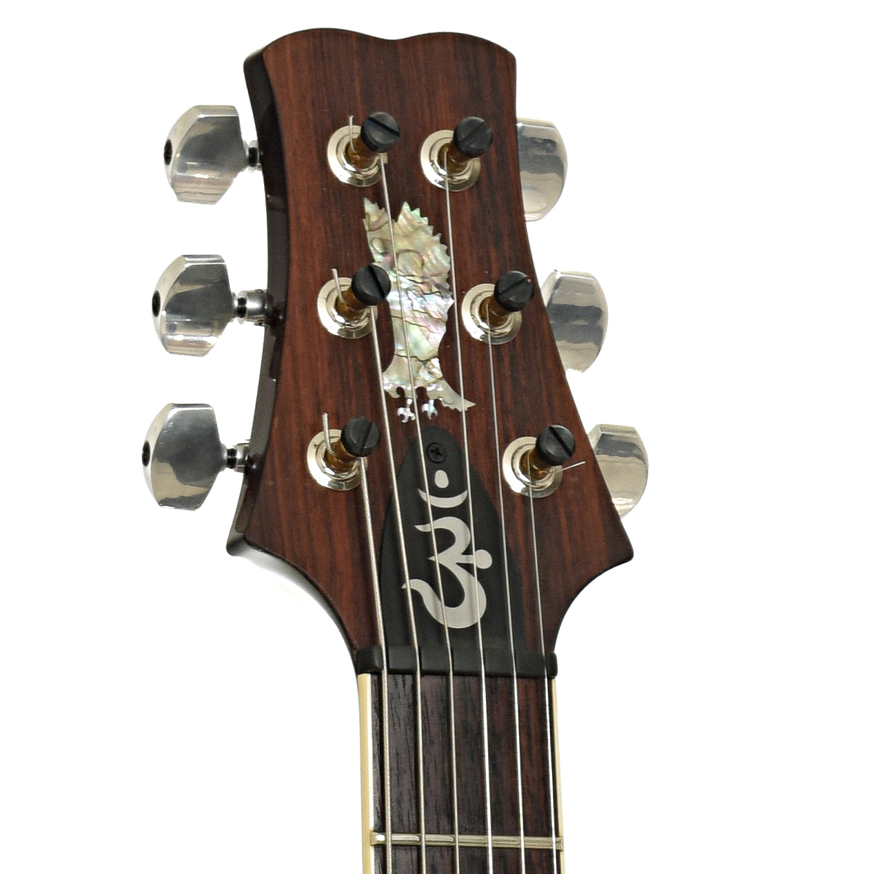 Headstock of PRS Santana Signature Retro 10 Electric Guitar