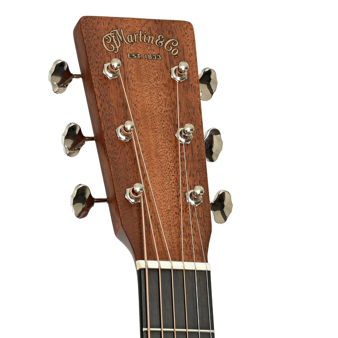 Headstock of Martin 00DB Jeff Tweedy Acoustic Guitar